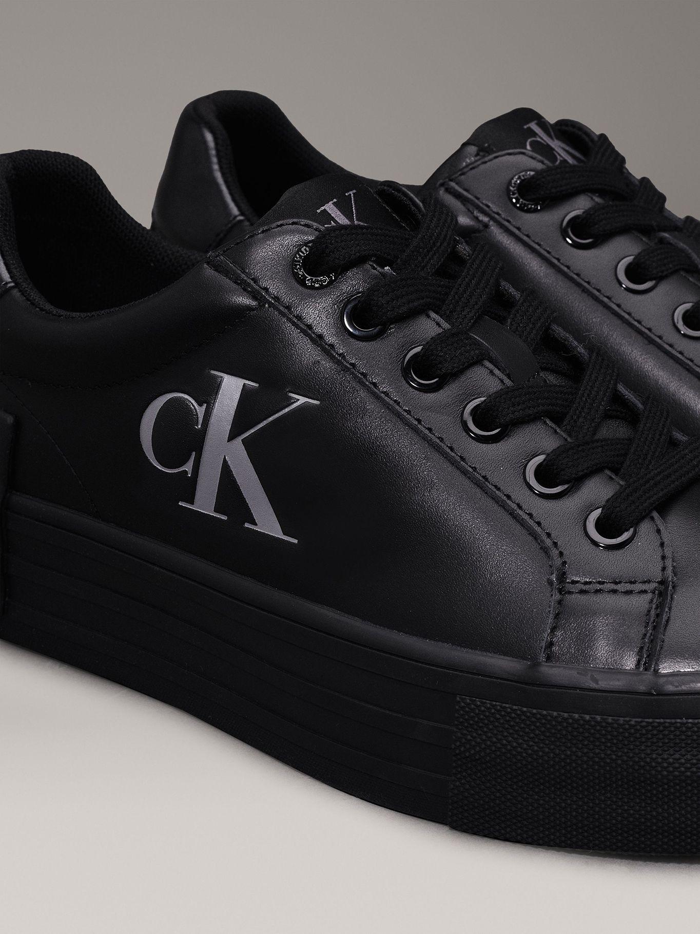 Zapatillas de Cuero Vulc Flatform Negro Calvin Klein-6