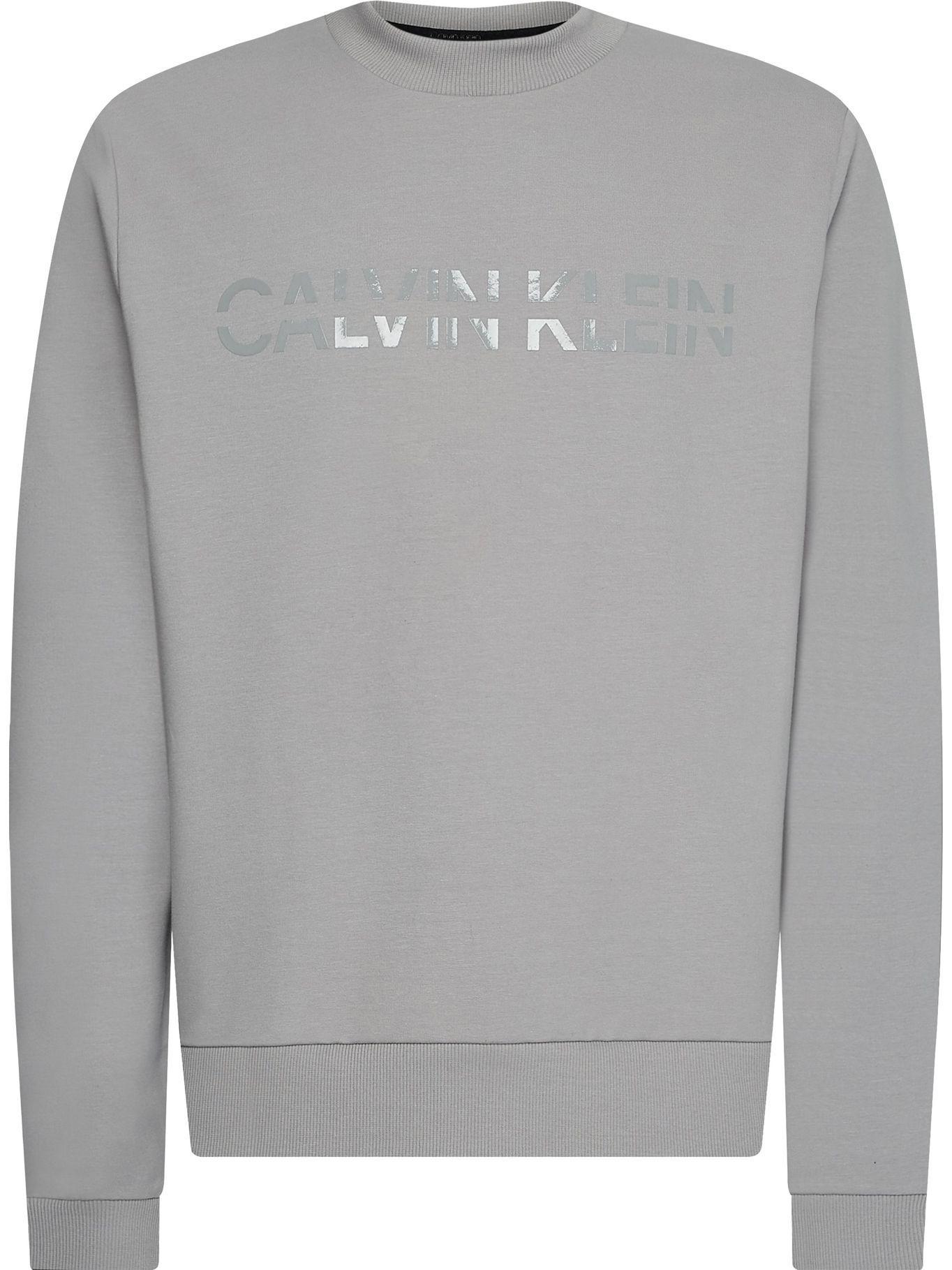 Polerón Matt Split Gris Calvin Klein-0