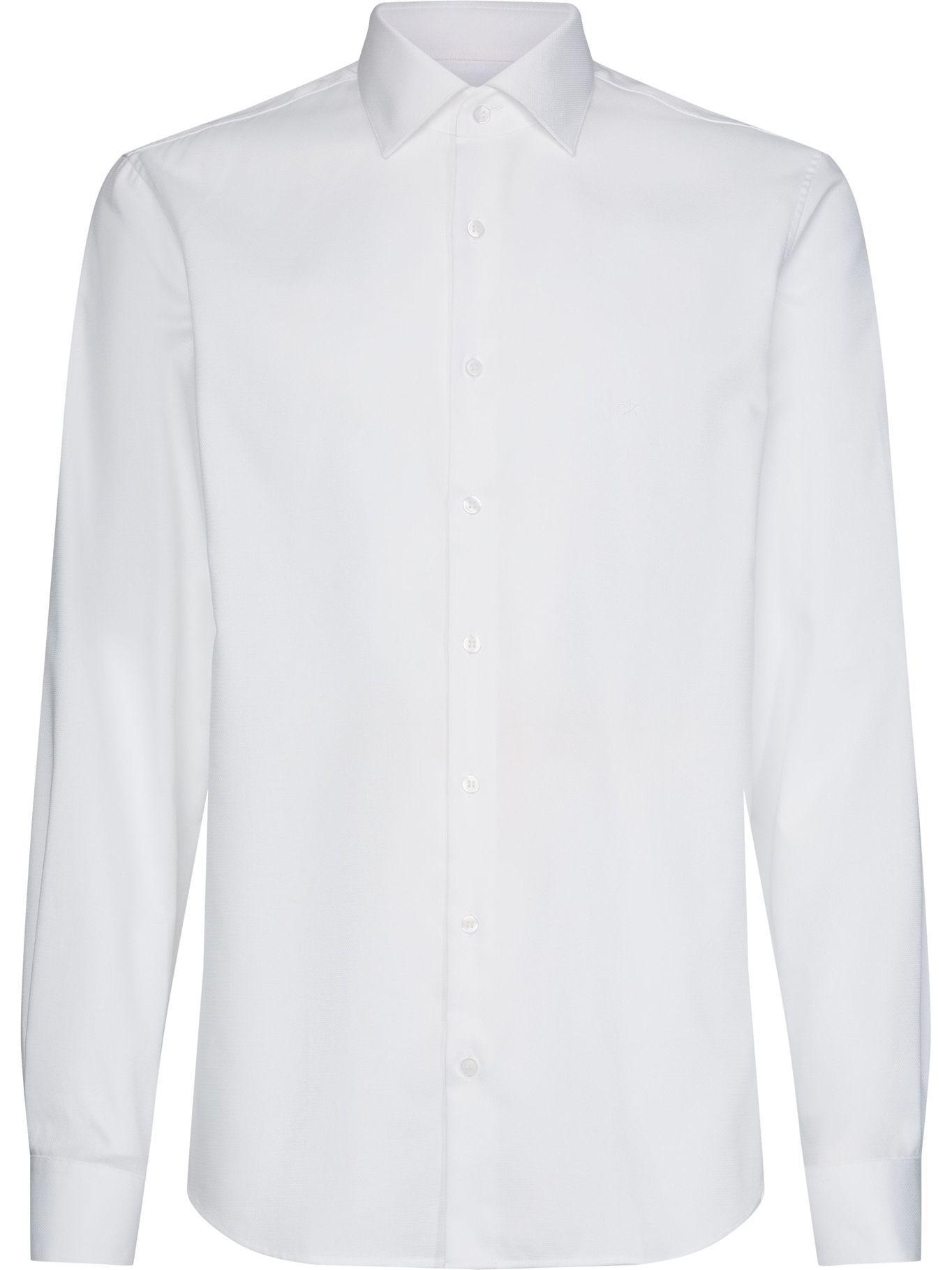 Camisa Structure Blanco Calvin Klein-0