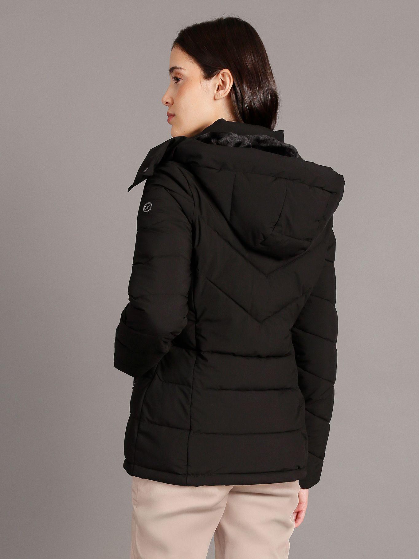 Parka Strech Packable Negro Calvin Klein-3