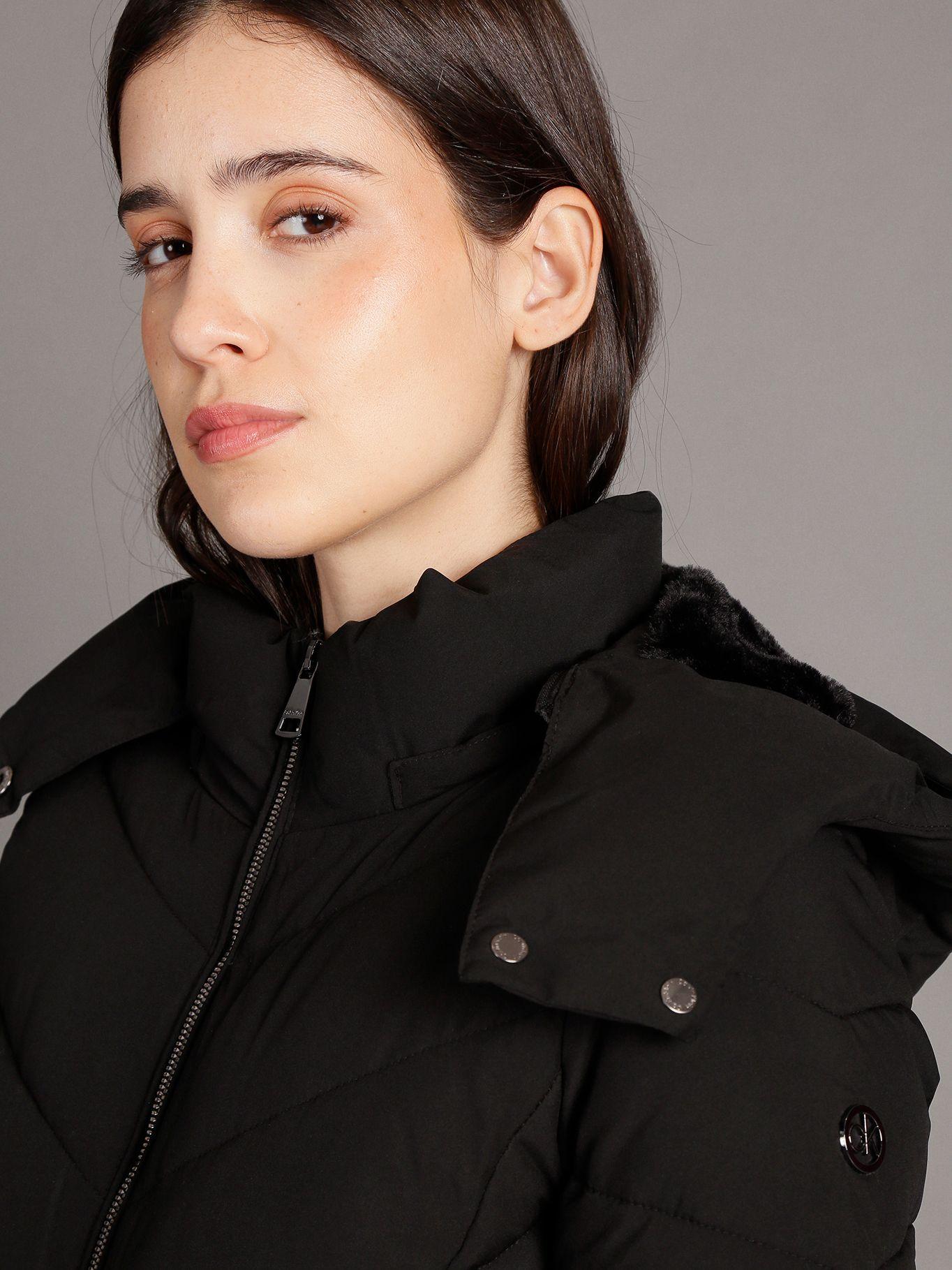 Parka Strech Packable Negro Calvin Klein-5