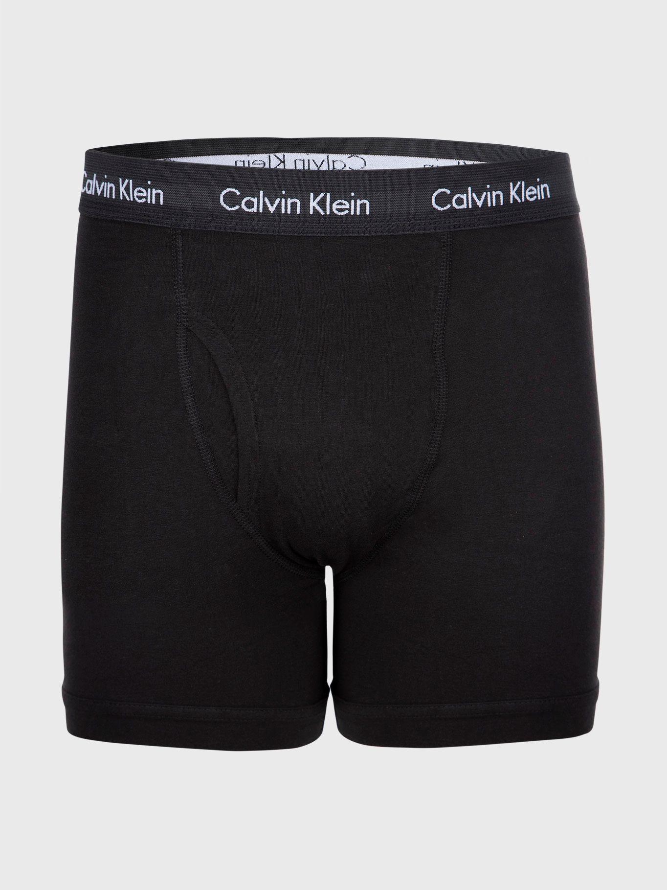 Pack 3 Bóxers Largos - Stretch Negro Calvin Klein-1
