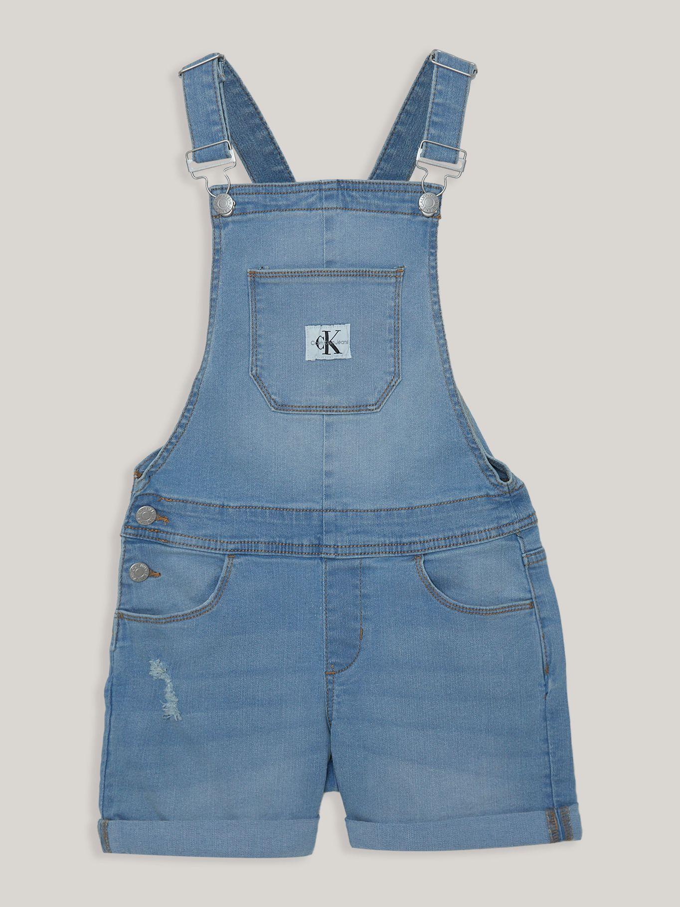 Overol Niña Cuffed Azul Calvin Klein-0