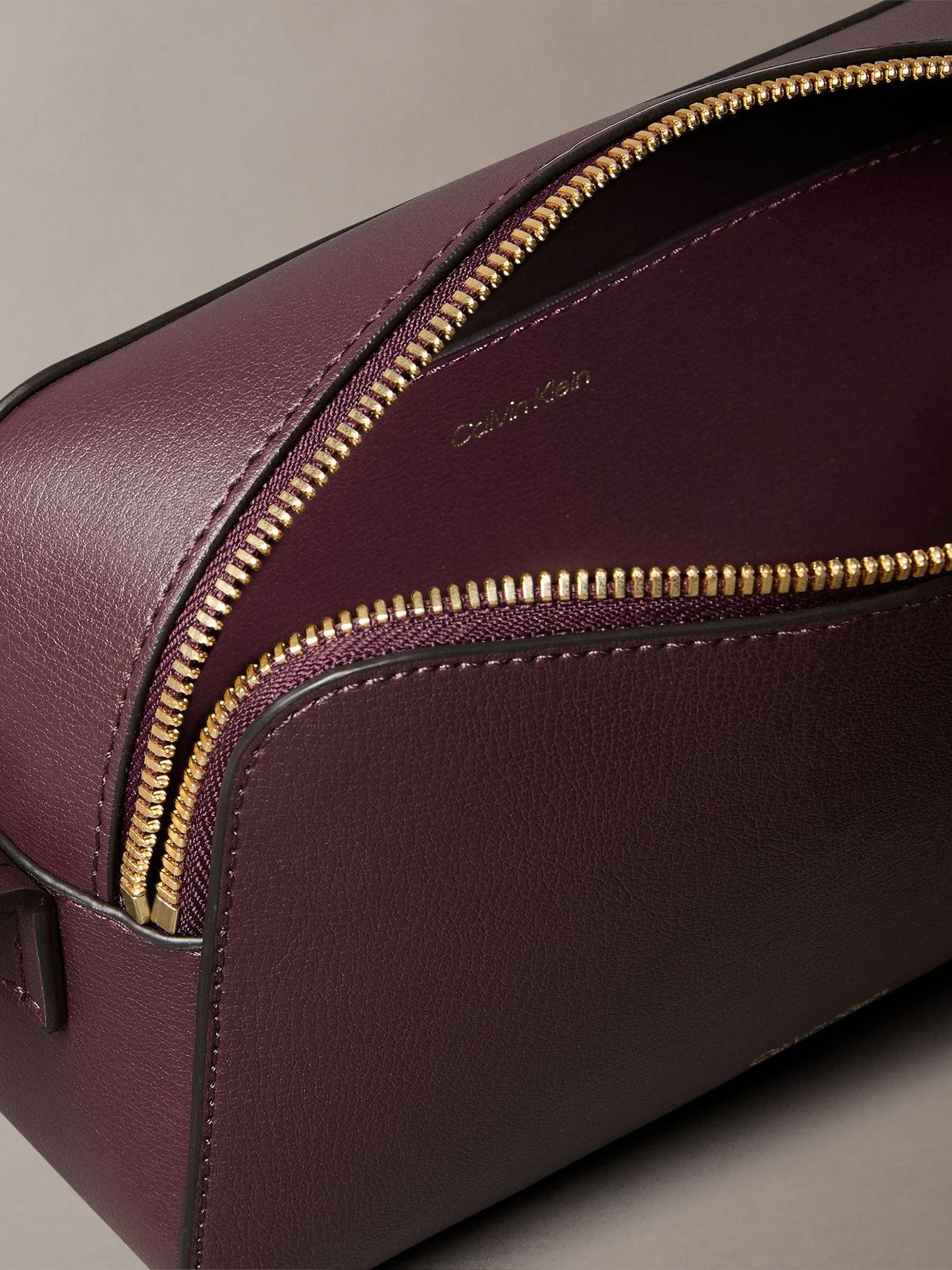 Bandolera Con Cierre De Cremallera Marrón Calvin Klein-3