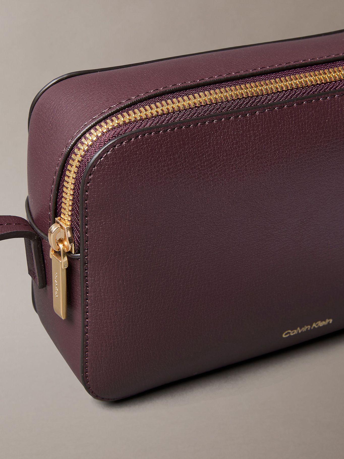 Bandolera Con Cierre De Cremallera Marrón Calvin Klein-4