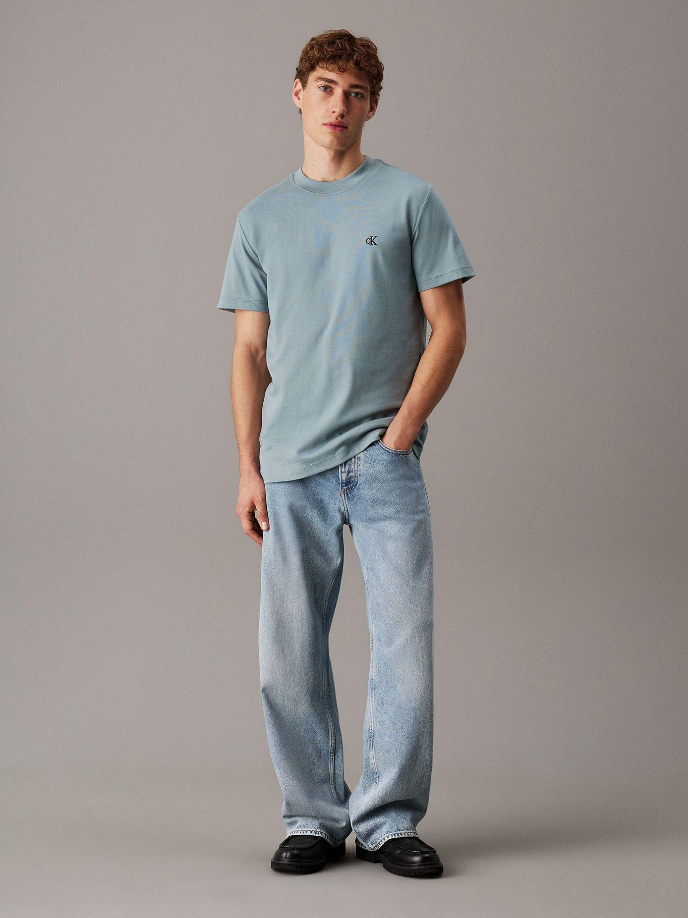 Polera regular de punto pesado Verde Calvin Klein-1