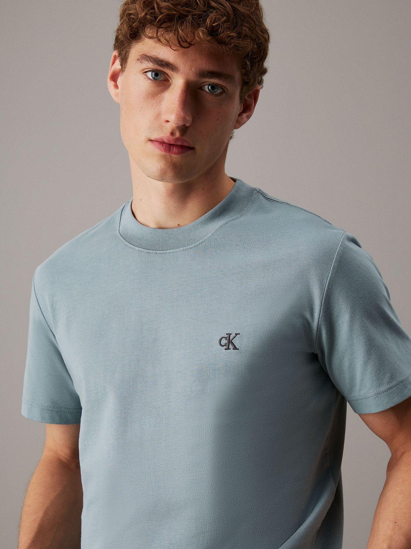 Polera regular de punto pesado Verde Calvin Klein-3