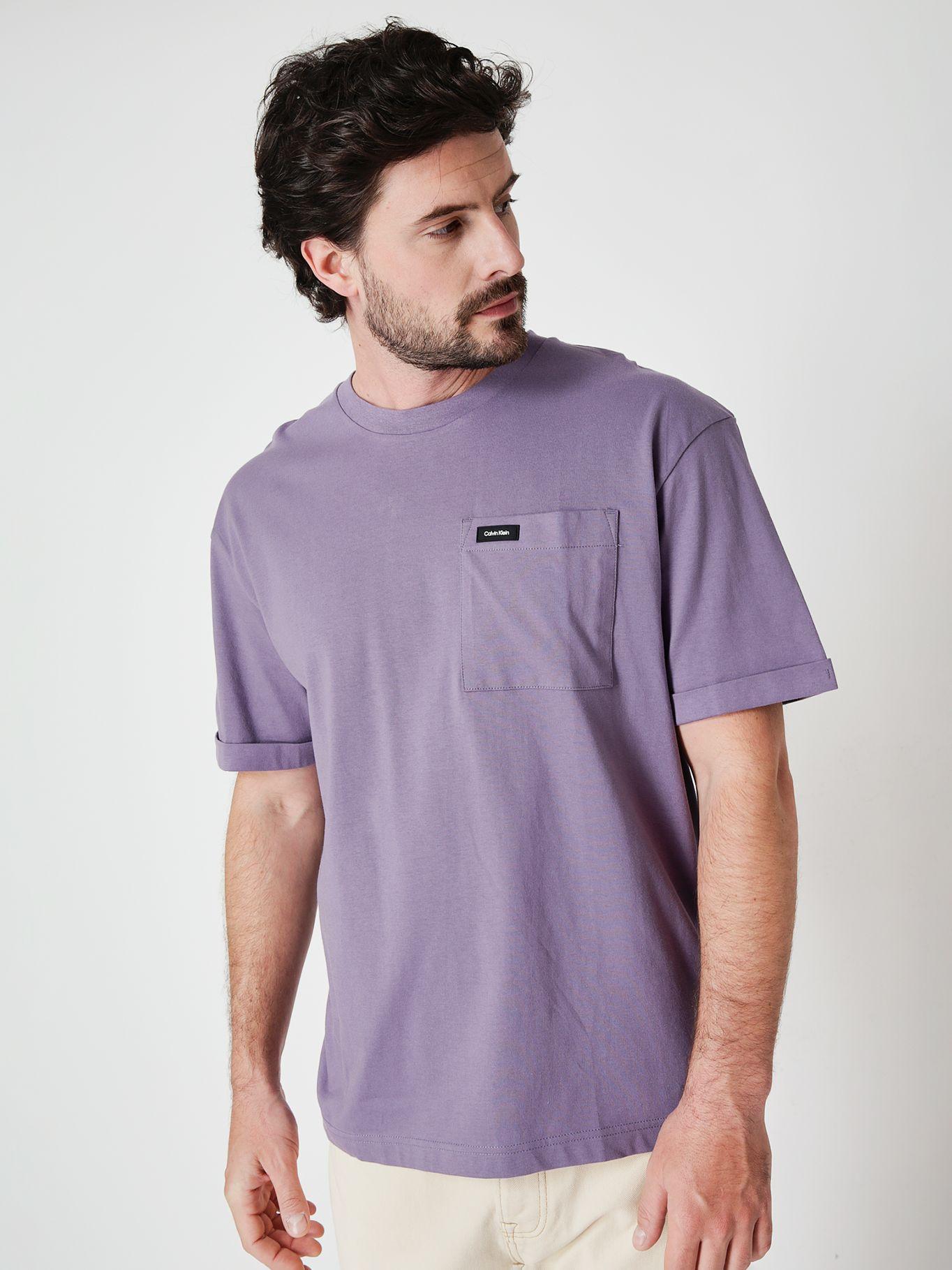 Polera Comfort Pocket  Morado Calvin Klein-0
