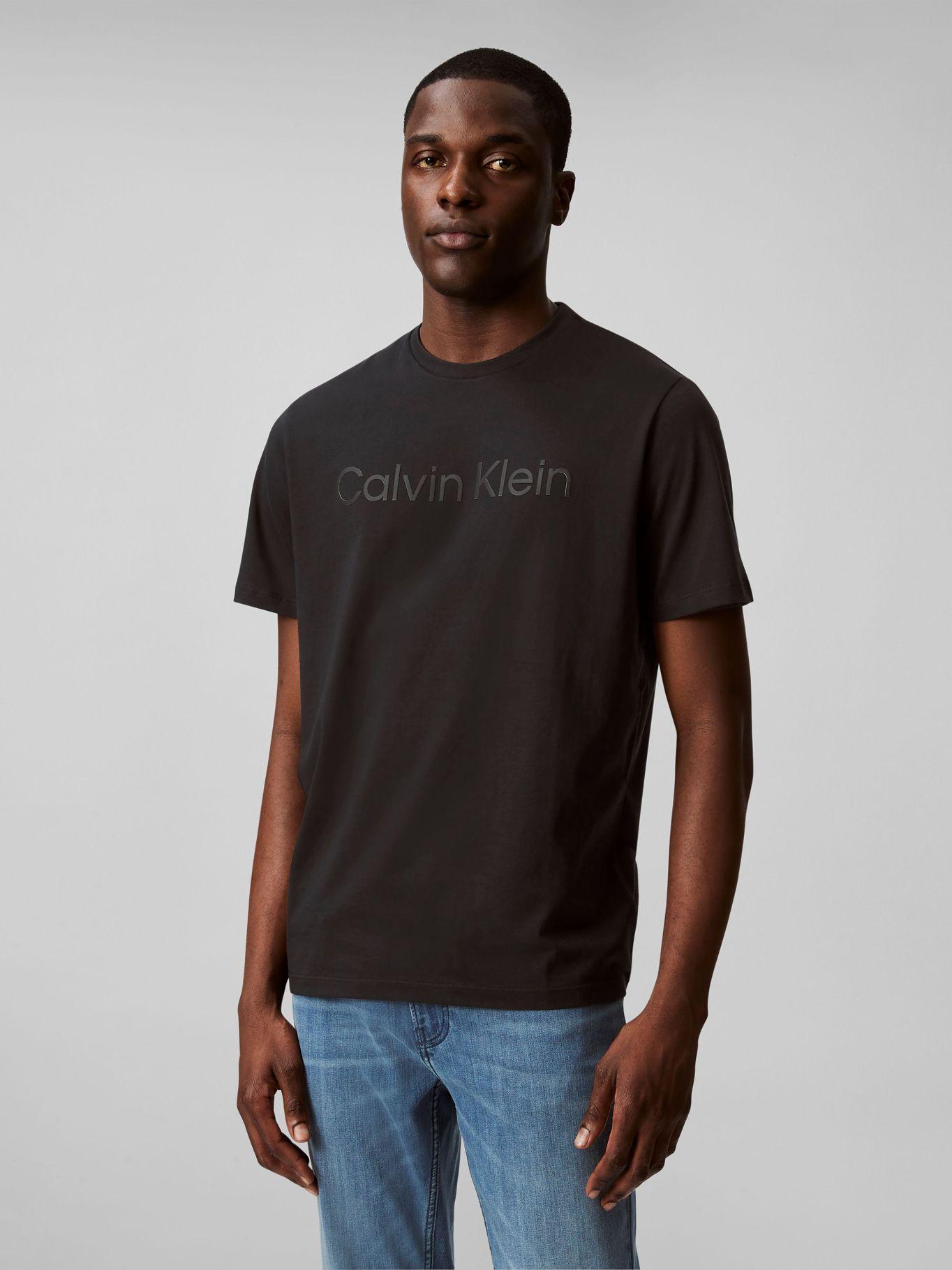 Polera con Logotipo Tonal Negro Calvin Klein-0
