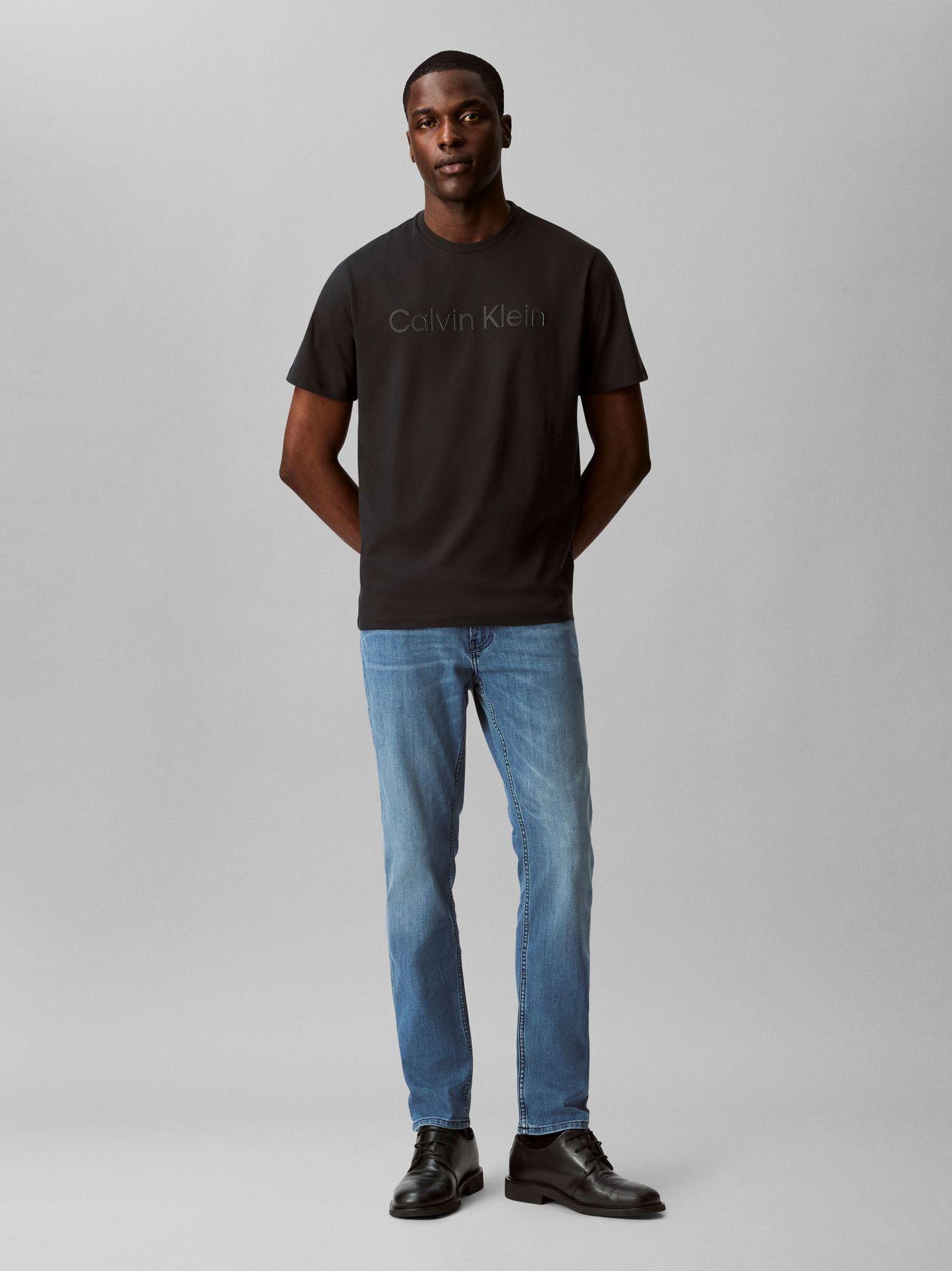 Polera con Logotipo Tonal Negro Calvin Klein-1