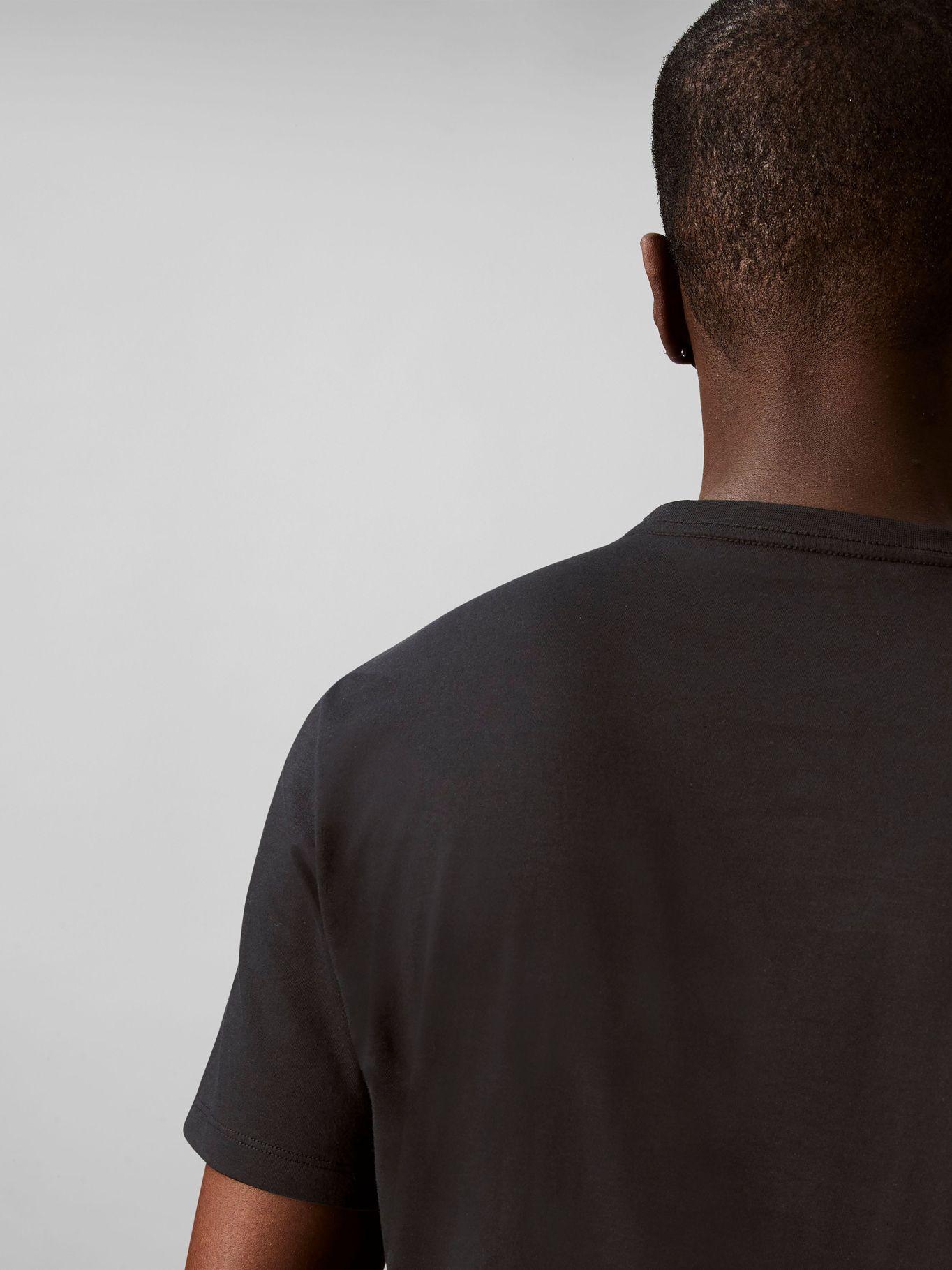 Polera con Logotipo Tonal Negro Calvin Klein-4