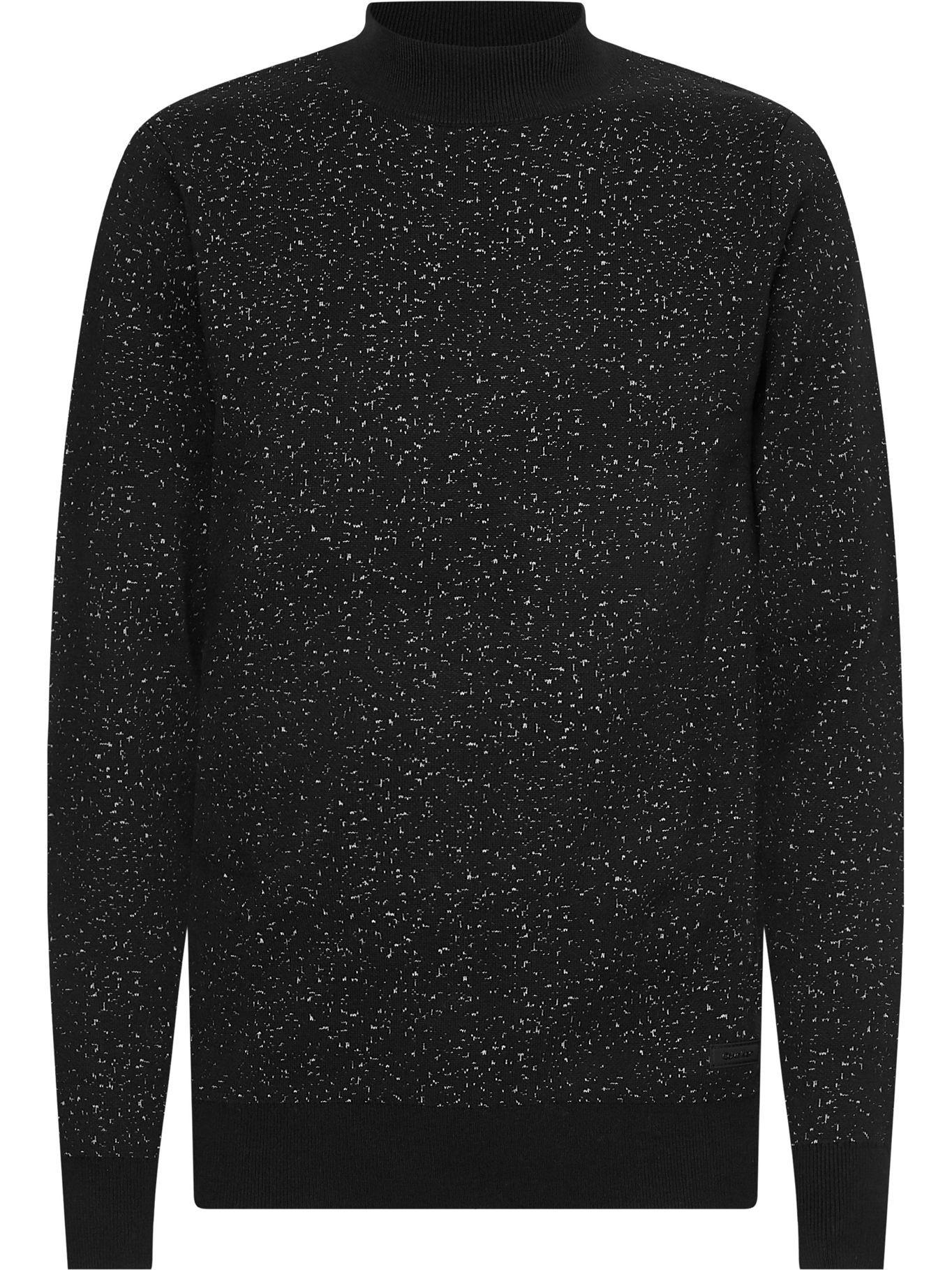 Suéter Speckle Jacquard Negro Calvin Klein-0