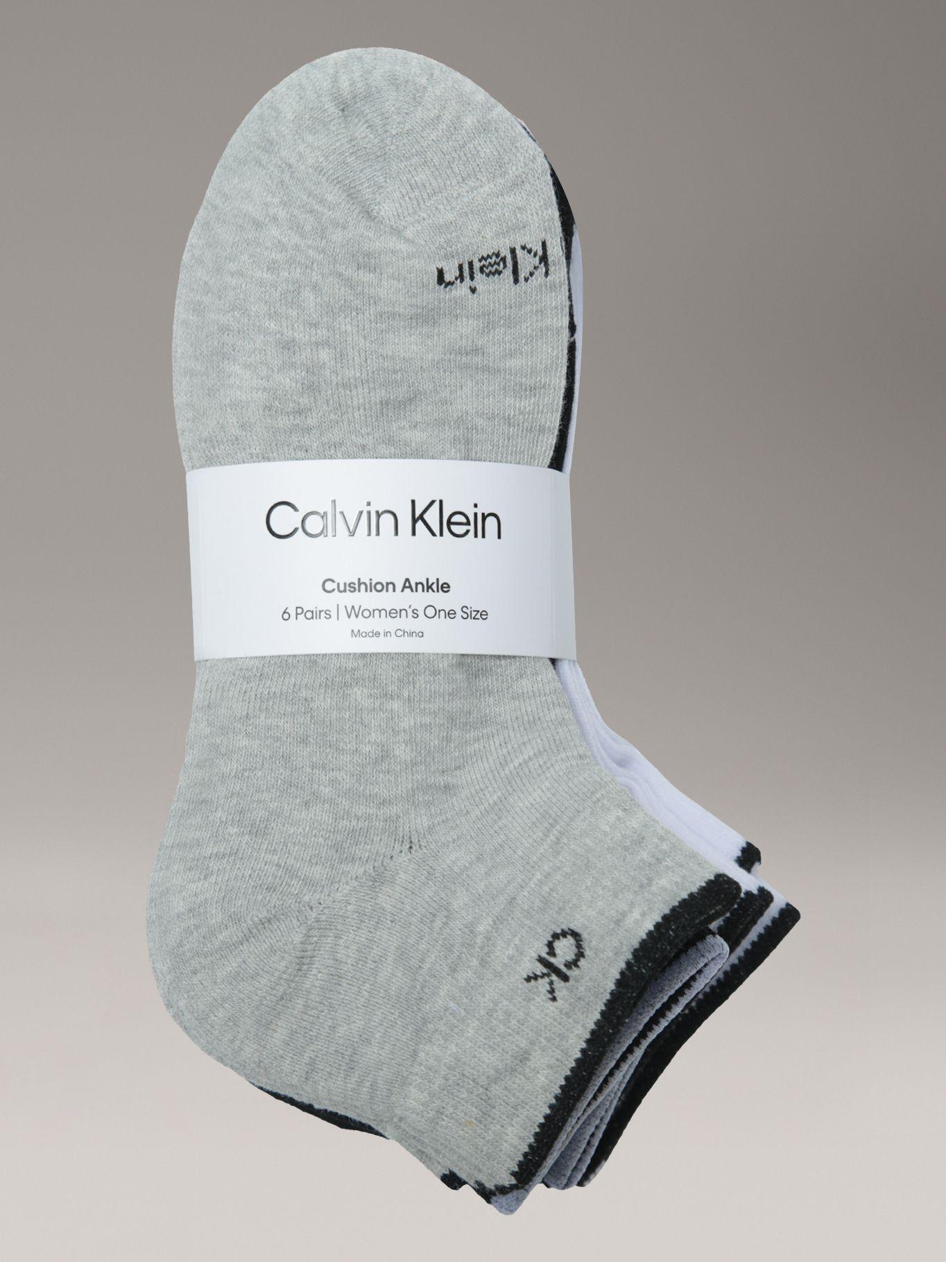 Pack 6 Calcetin Lisos Tobillero Multicolor Calvin Klein-2