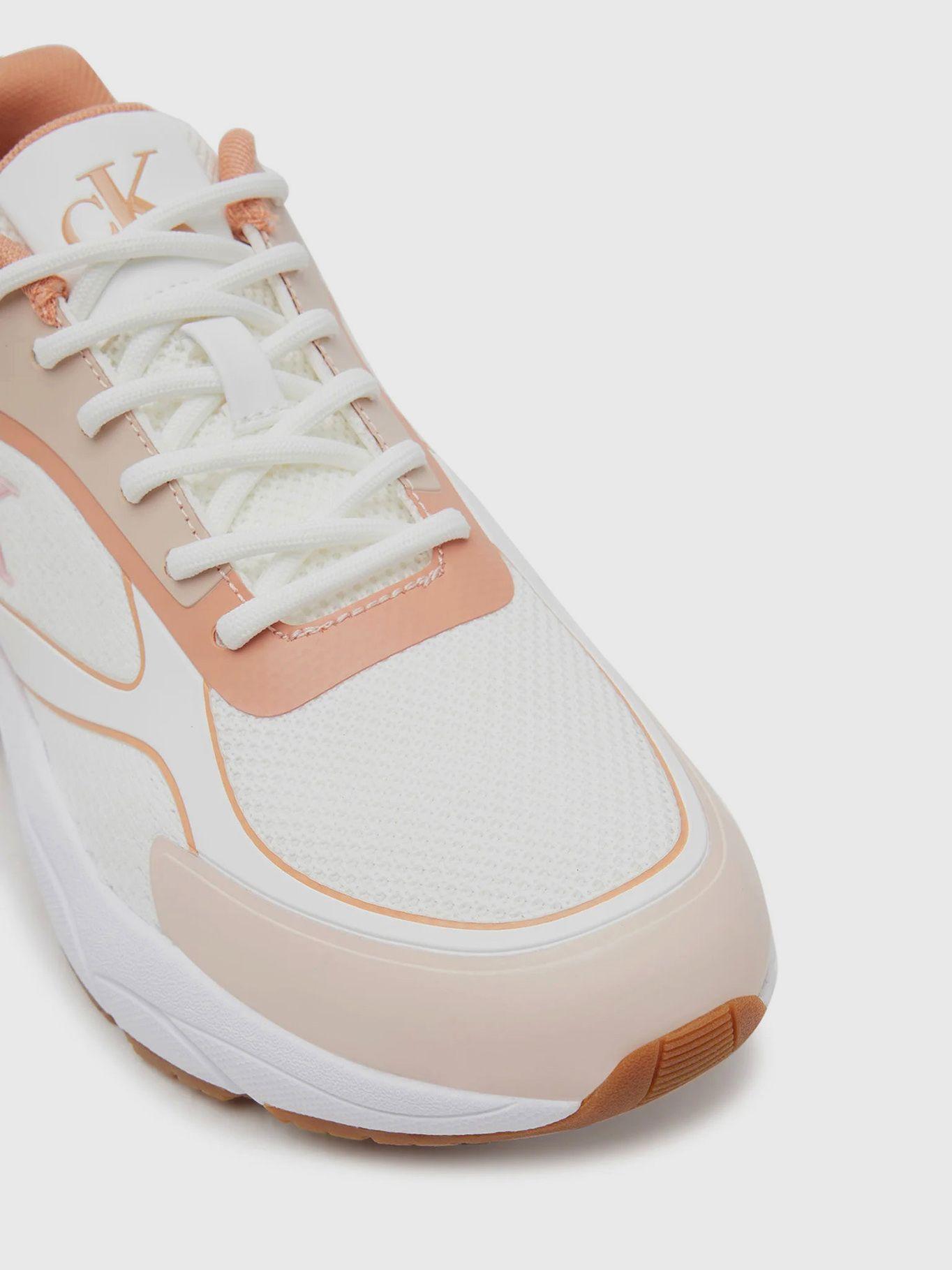 Zapatilla Retro Tennis Blanco Calvin Klein Mujer-5
