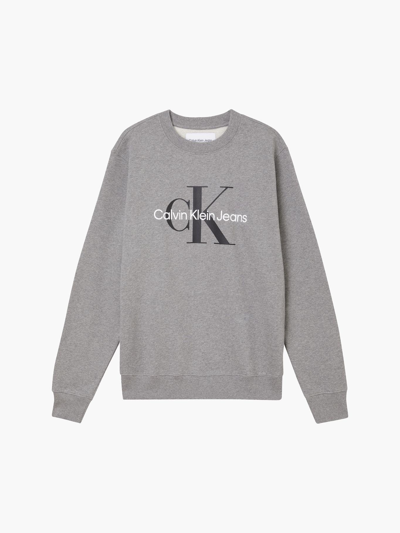 Polerón Core Monogram Gris P2D Calvin Klein-4