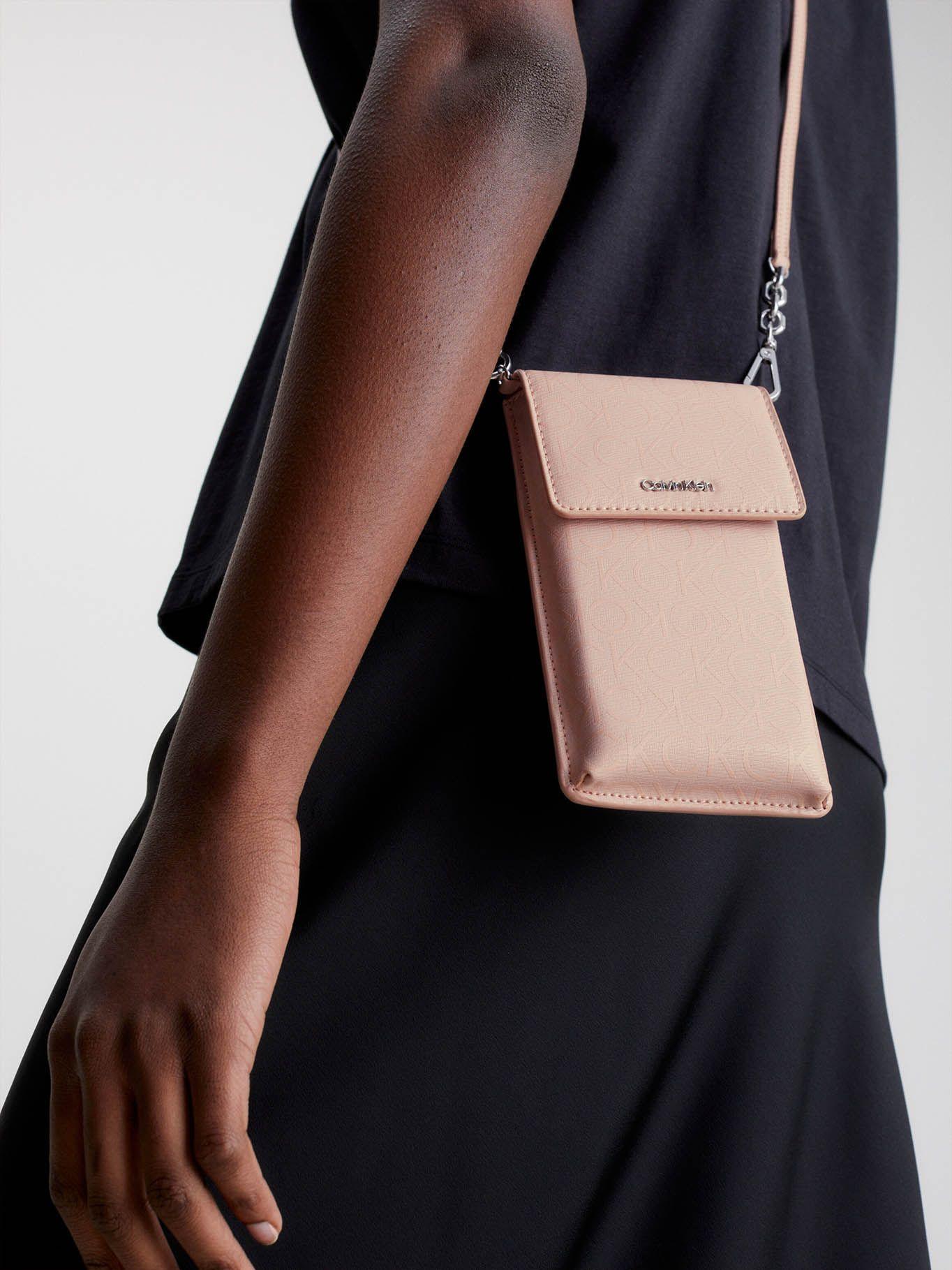 Bandolera para el móvil de materiales reciclados Rosado Calvin Klein-3