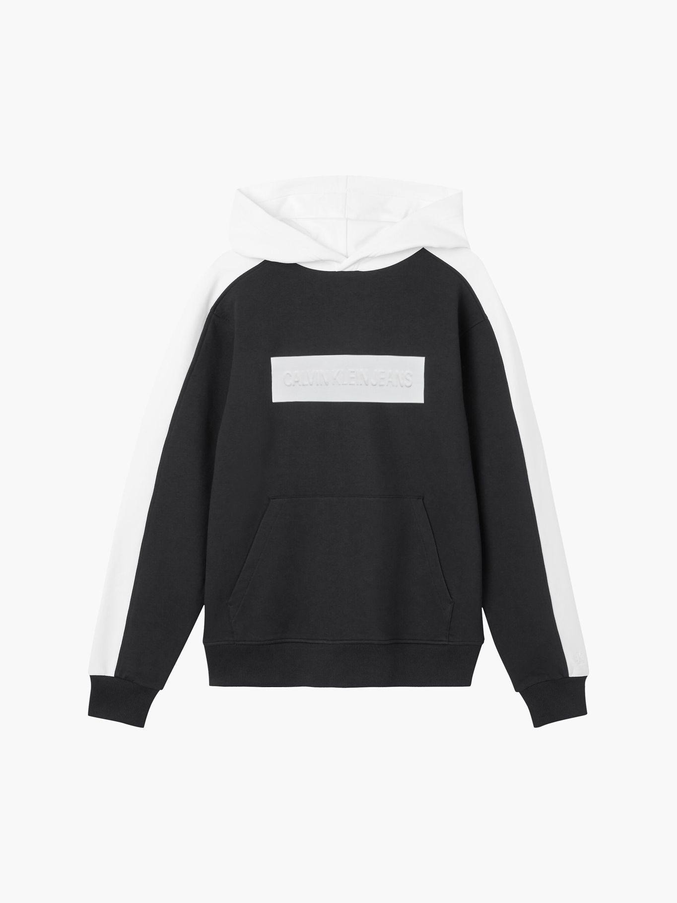 Polerón Blocking Logo Hoodie Negro Calvin Klein Hombre-4