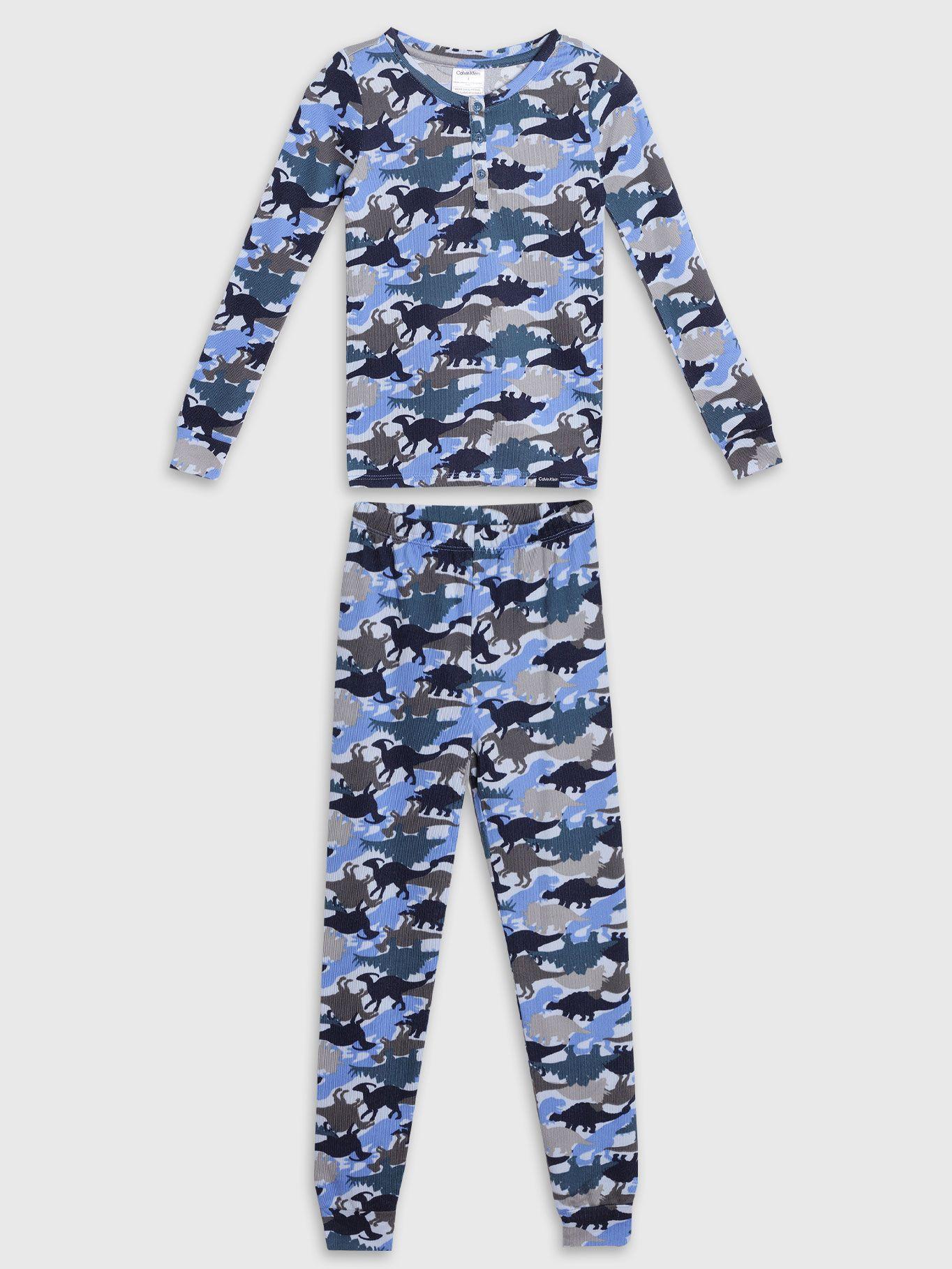 Pijama Niño Bunny Fleece Azul 8Z Calvin Klein-0