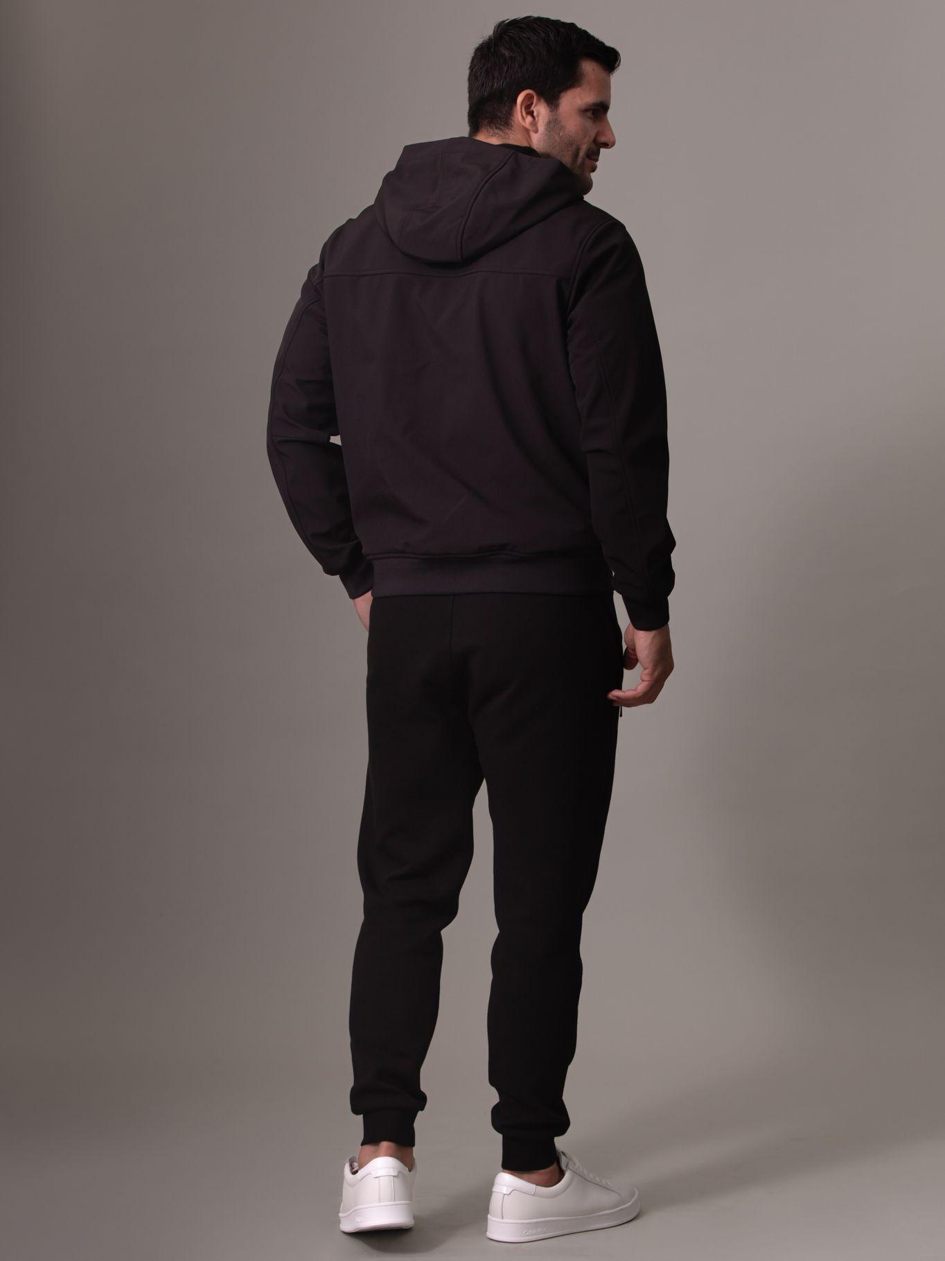 Chaqueta con Gorro Softshell Negro Calvin Klein-2