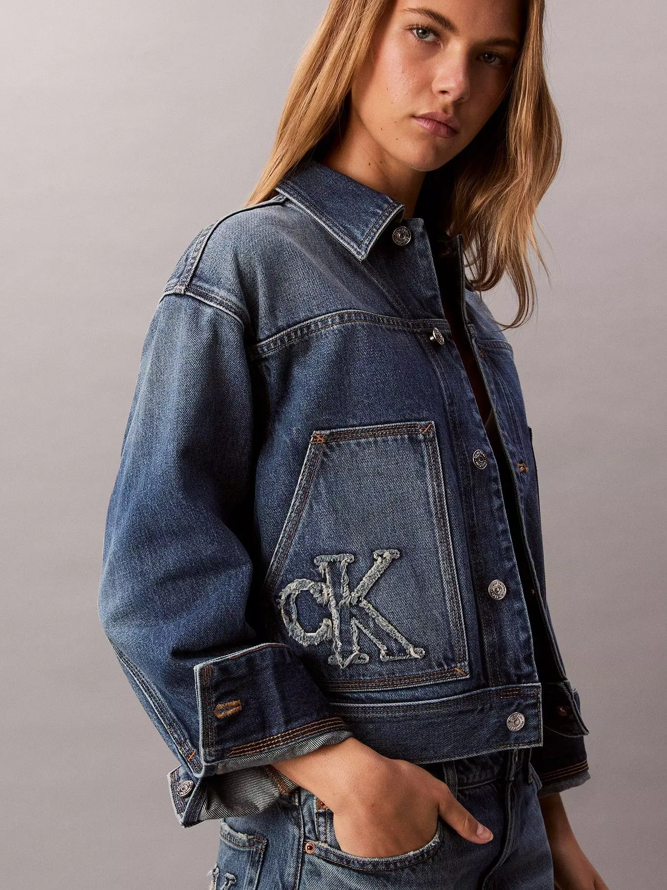 Chaqueta Workwear Azul Calvin Klein-3