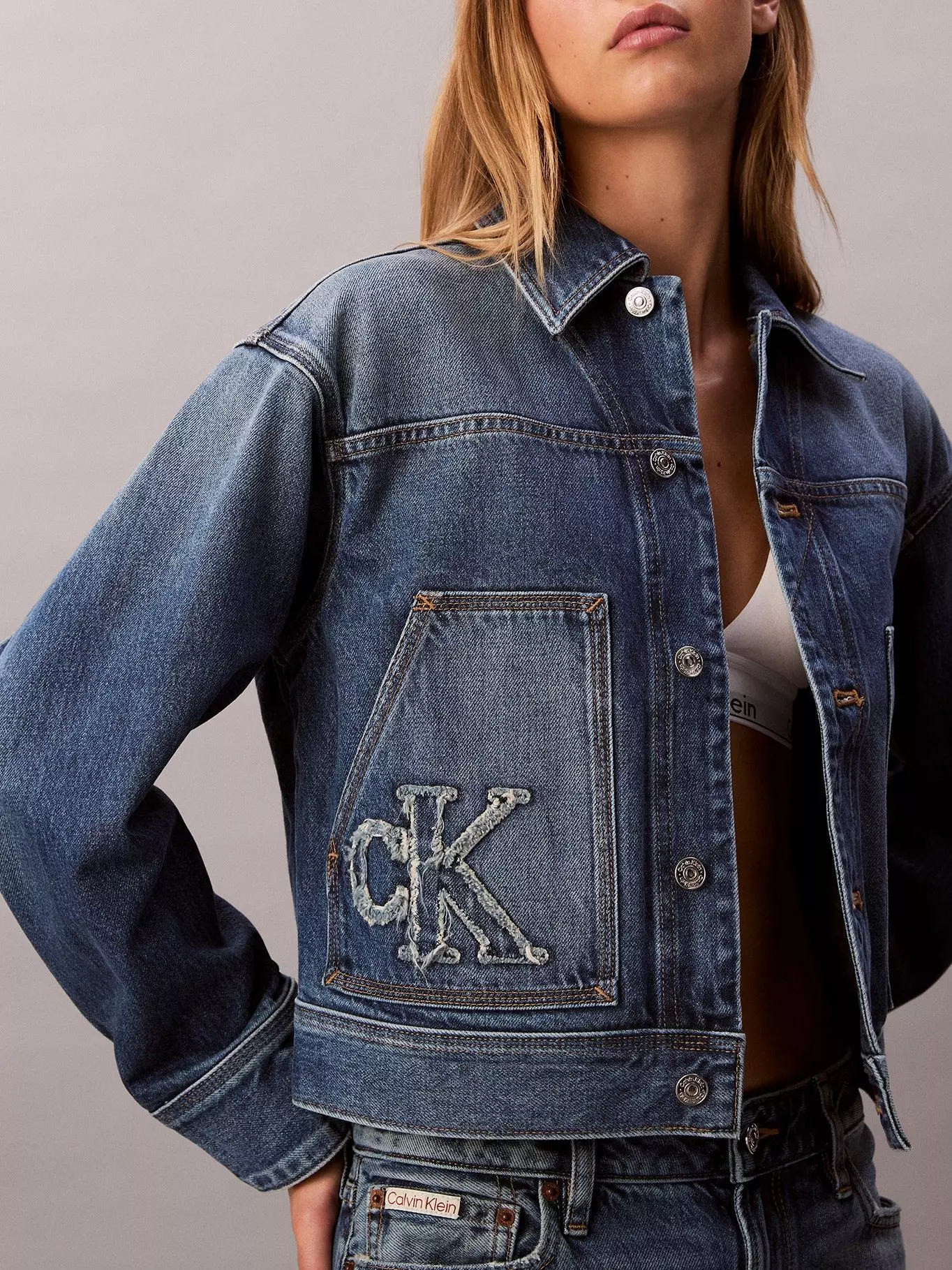 Chaqueta Workwear Azul Calvin Klein-4