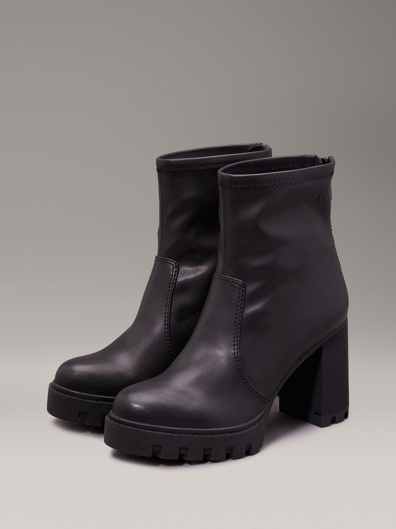 Botas Heel Platform Negro Calvin Klein-0