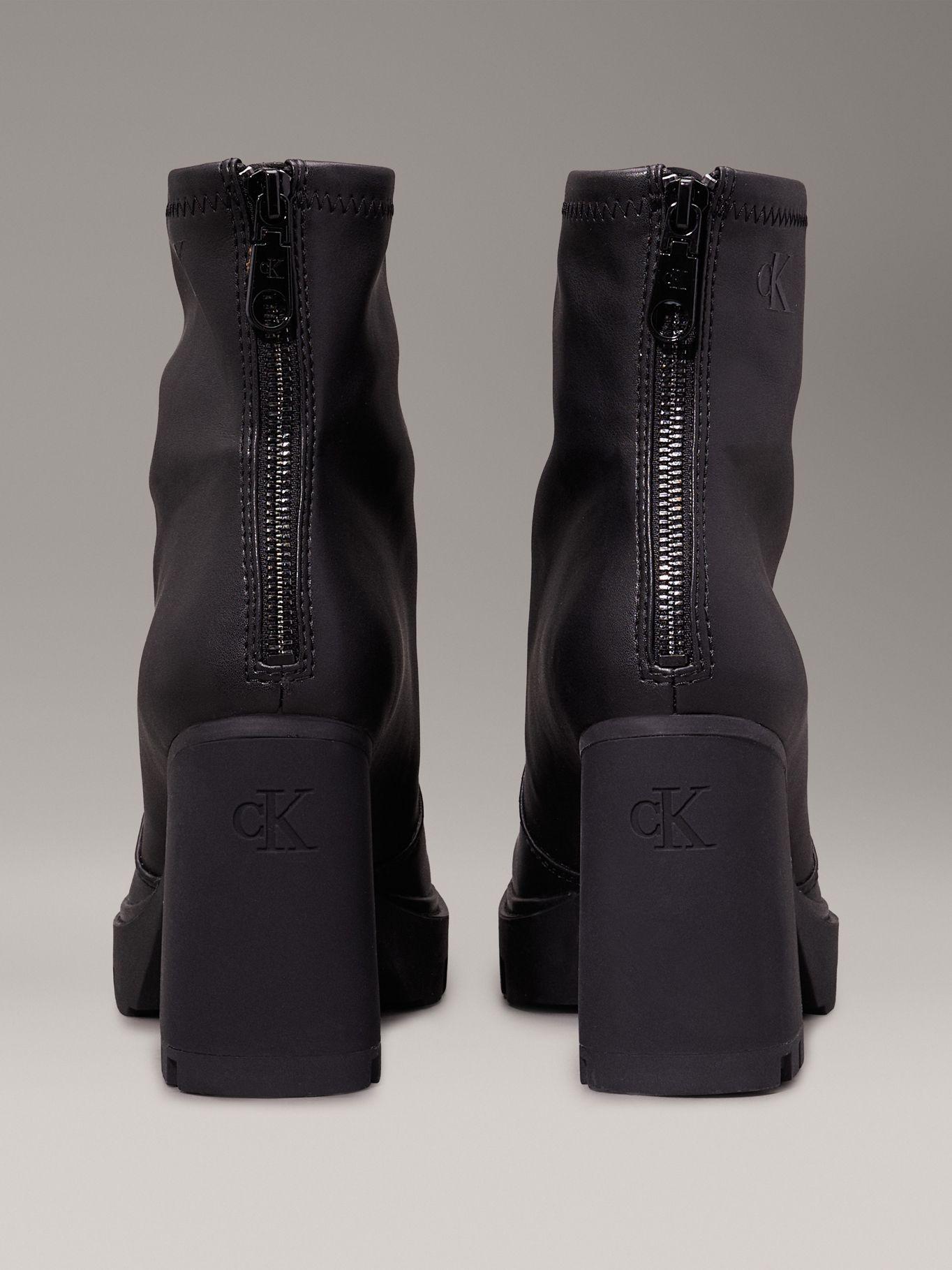 Botas Heel Platform Negro Calvin Klein-1