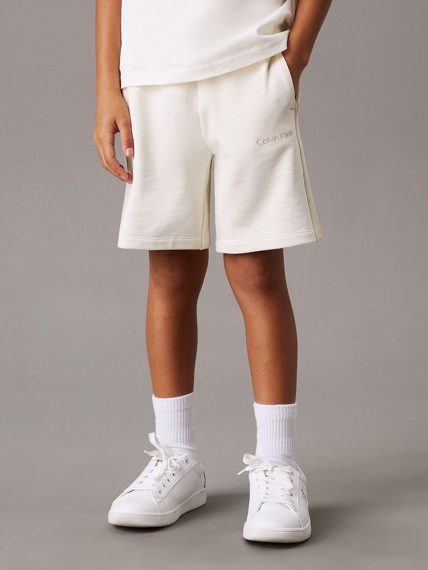 Short Niño Color Block Relaxed Beige Calvin Klein-2