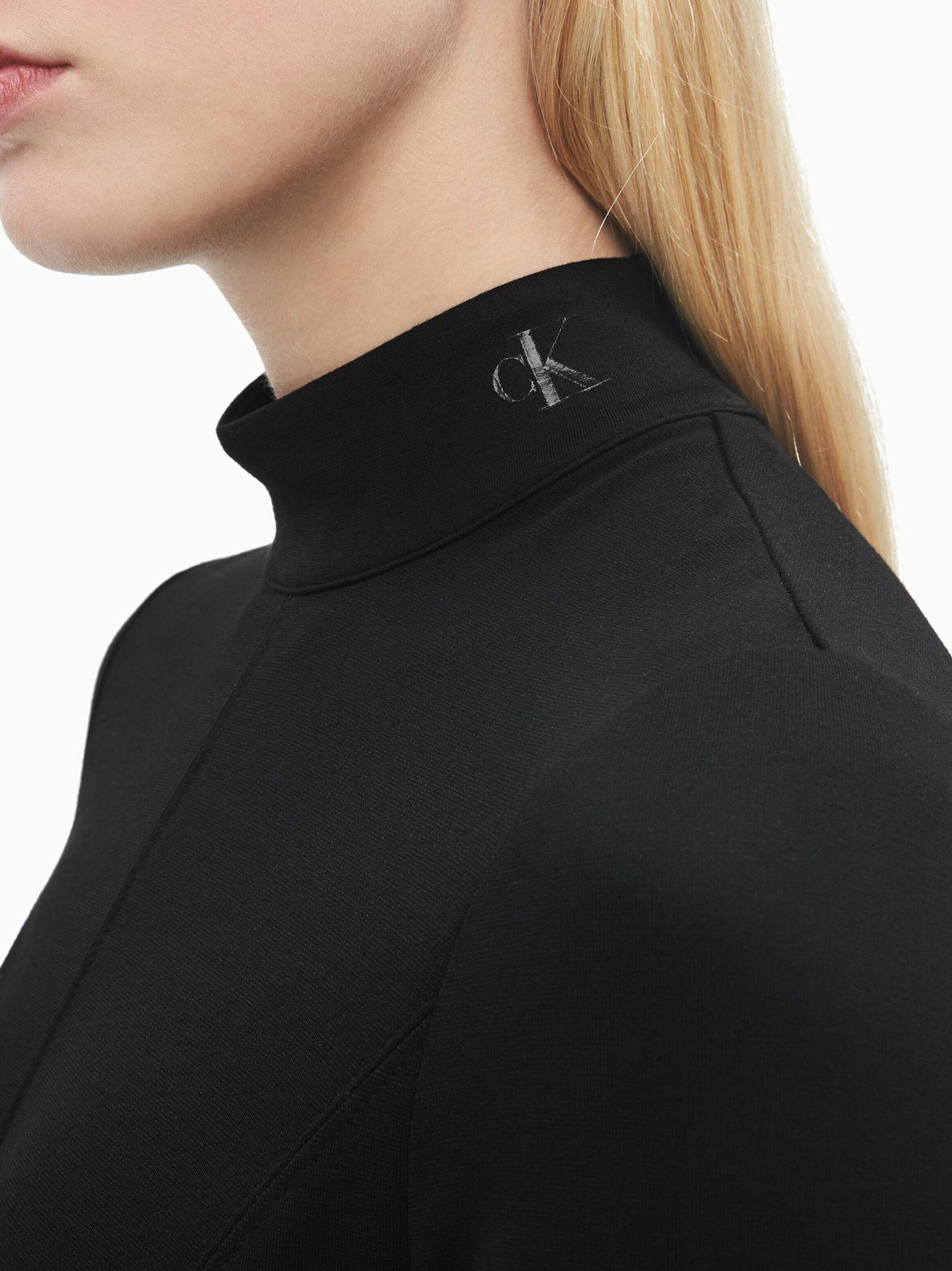 Vestido Coated Milano Negro Calvin Klein-2