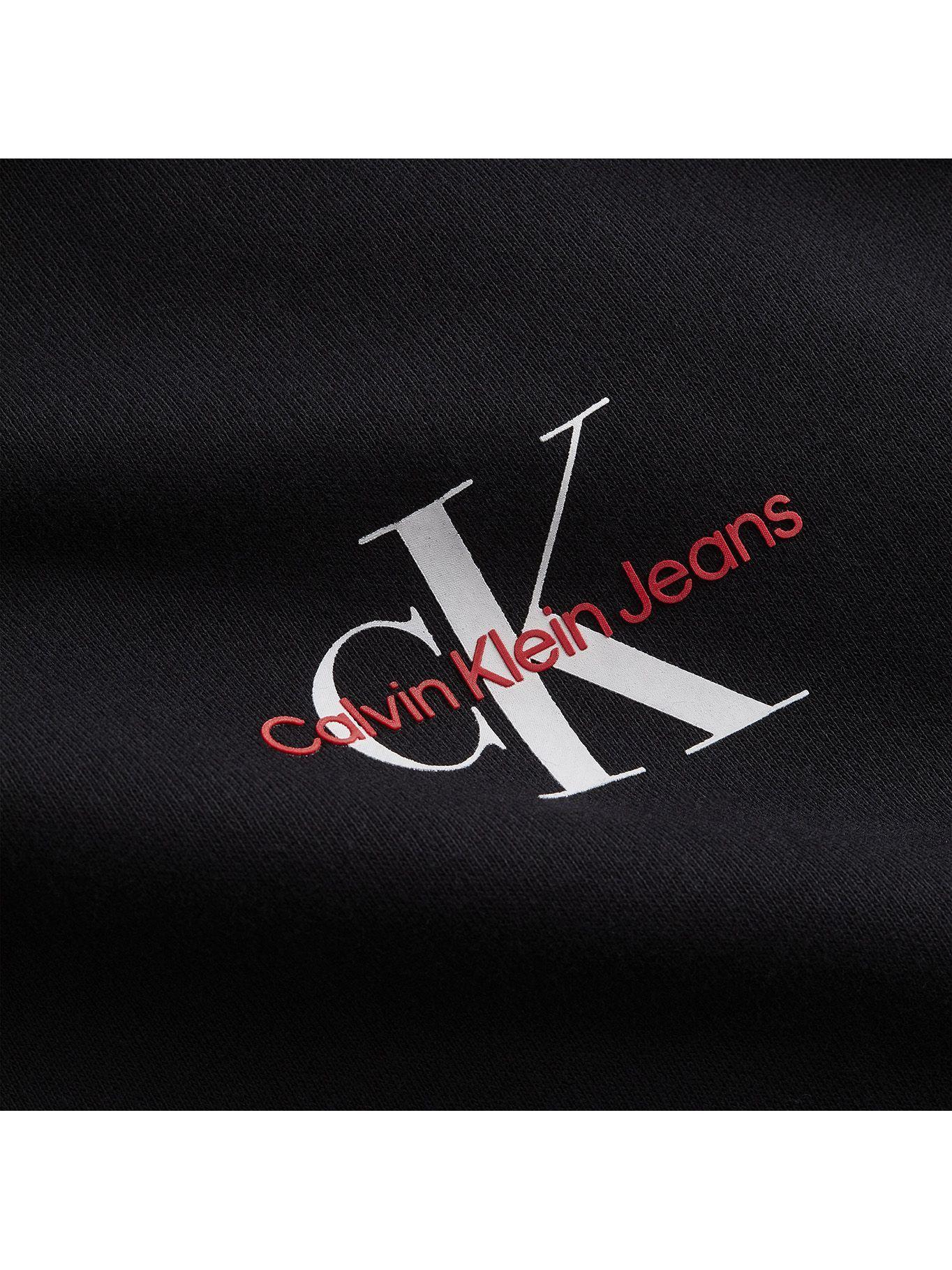 Hoodie Monogram Negro 0GK Calvin Klein-1