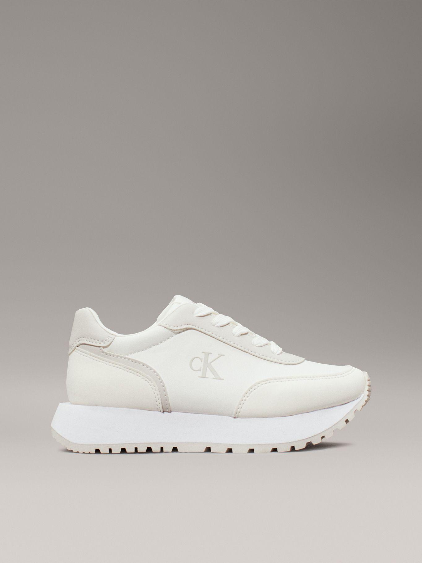 Zapatillas Niña Low Cut Lace-Up Blanco Calvin Klein-4