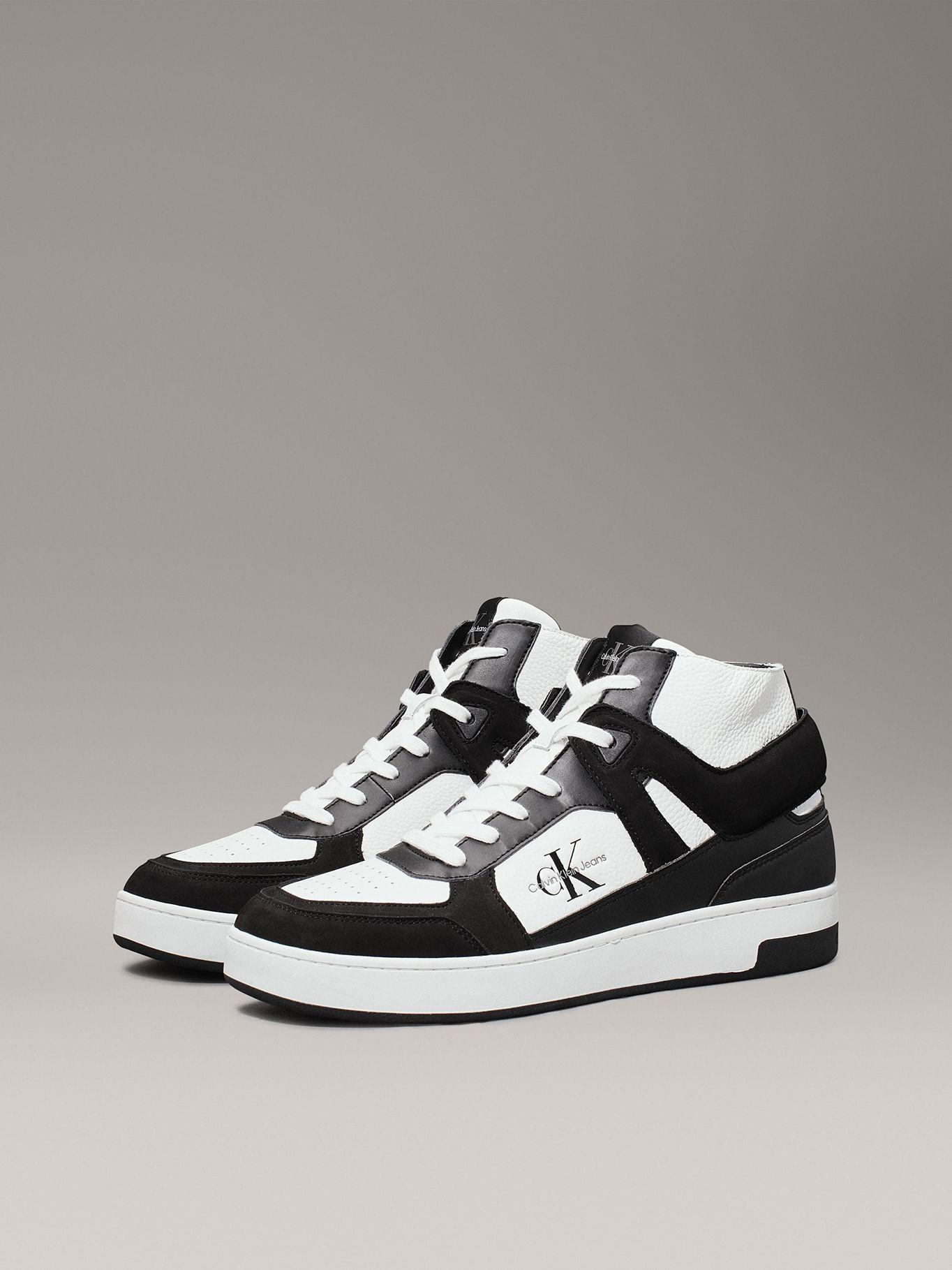 Zapatillas de Cuero Basket Cup Negro Calvin Klein-0