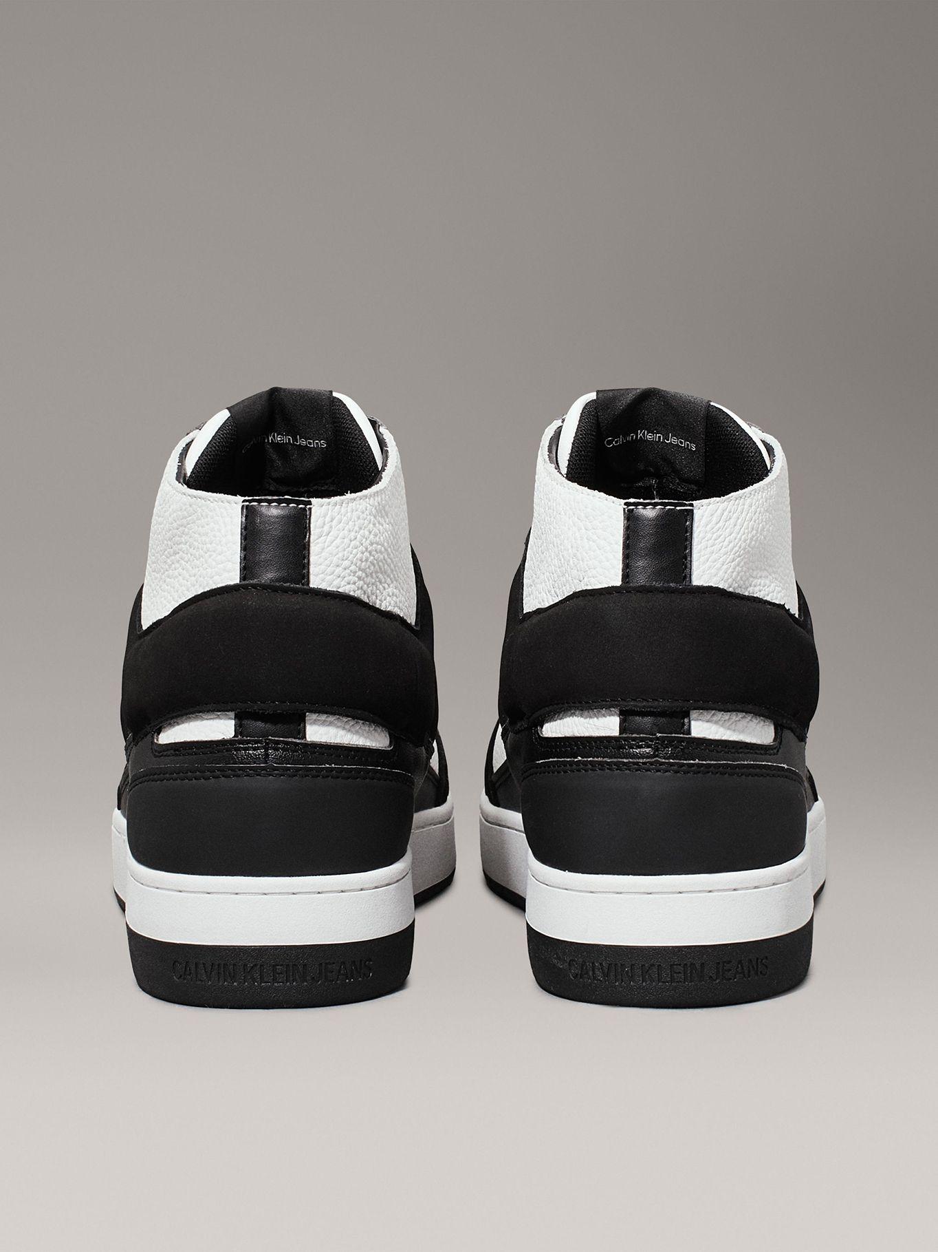 Zapatillas de Cuero Basket Cup Negro Calvin Klein-1