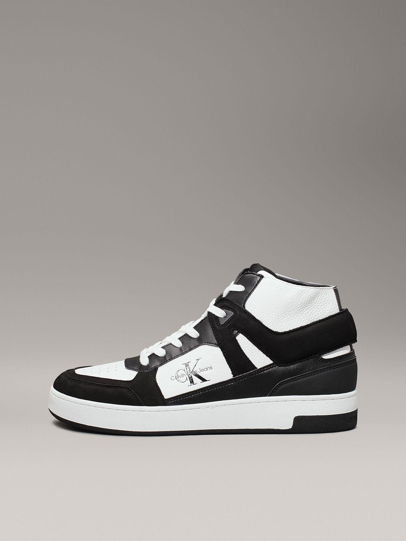 Zapatillas de Cuero Basket Cup Negro Calvin Klein-5