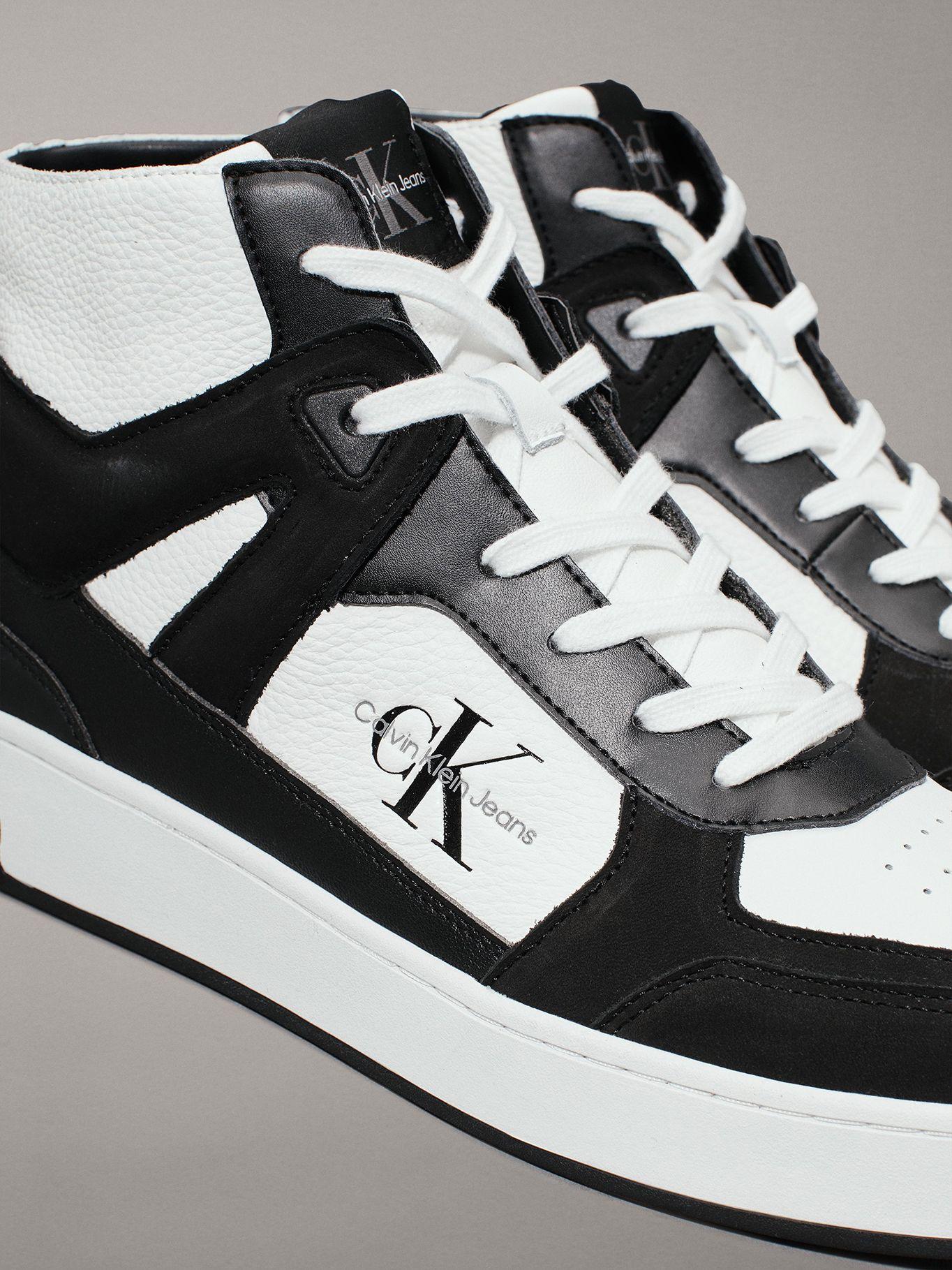 Zapatillas de Cuero Basket Cup Negro Calvin Klein-6