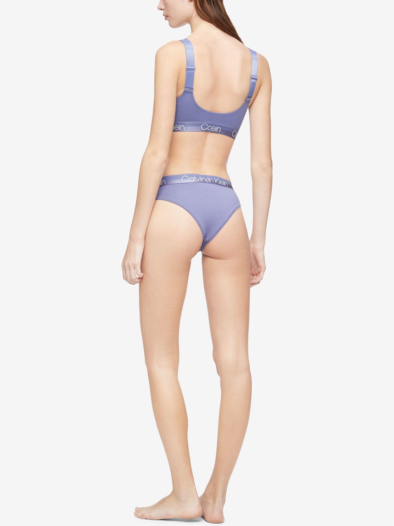 Bralette Structure Cotton Azul Calvin Klein-2