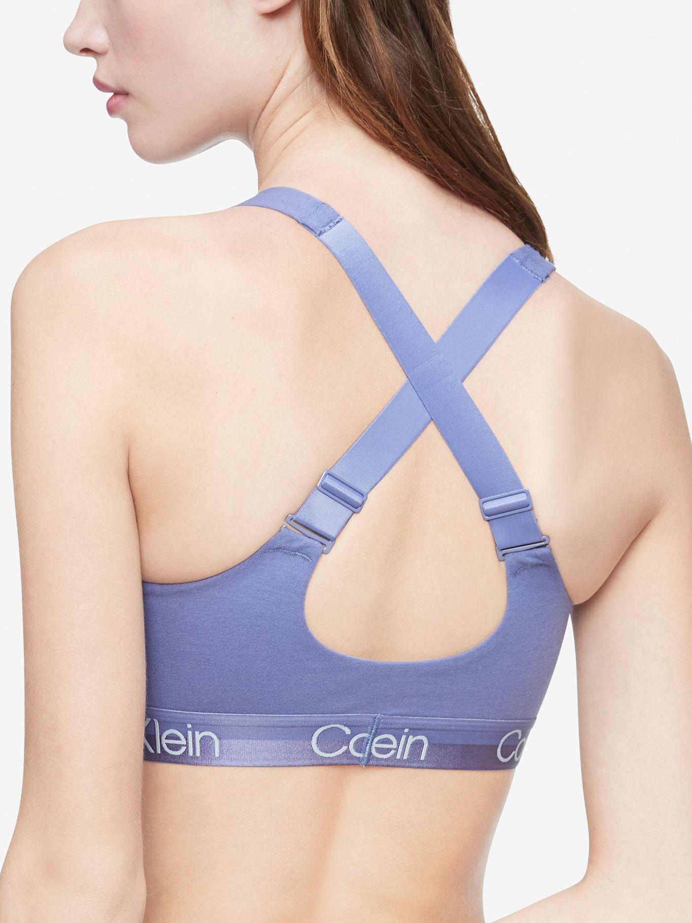 Bralette Structure Cotton Azul Calvin Klein-1