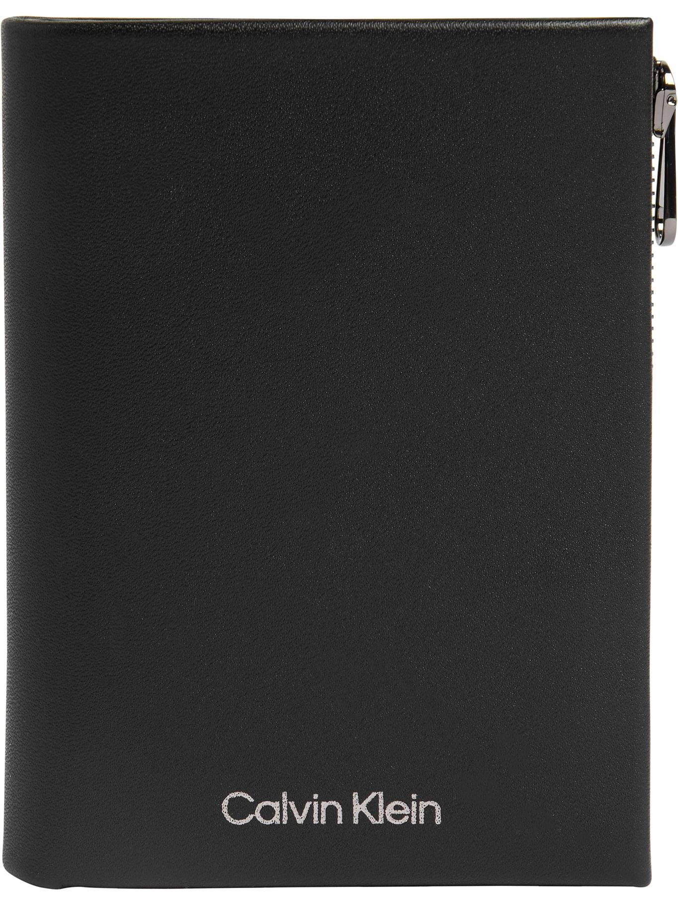 Billetera CK Concise Trifold 6CC Negro Calvin Klein-0