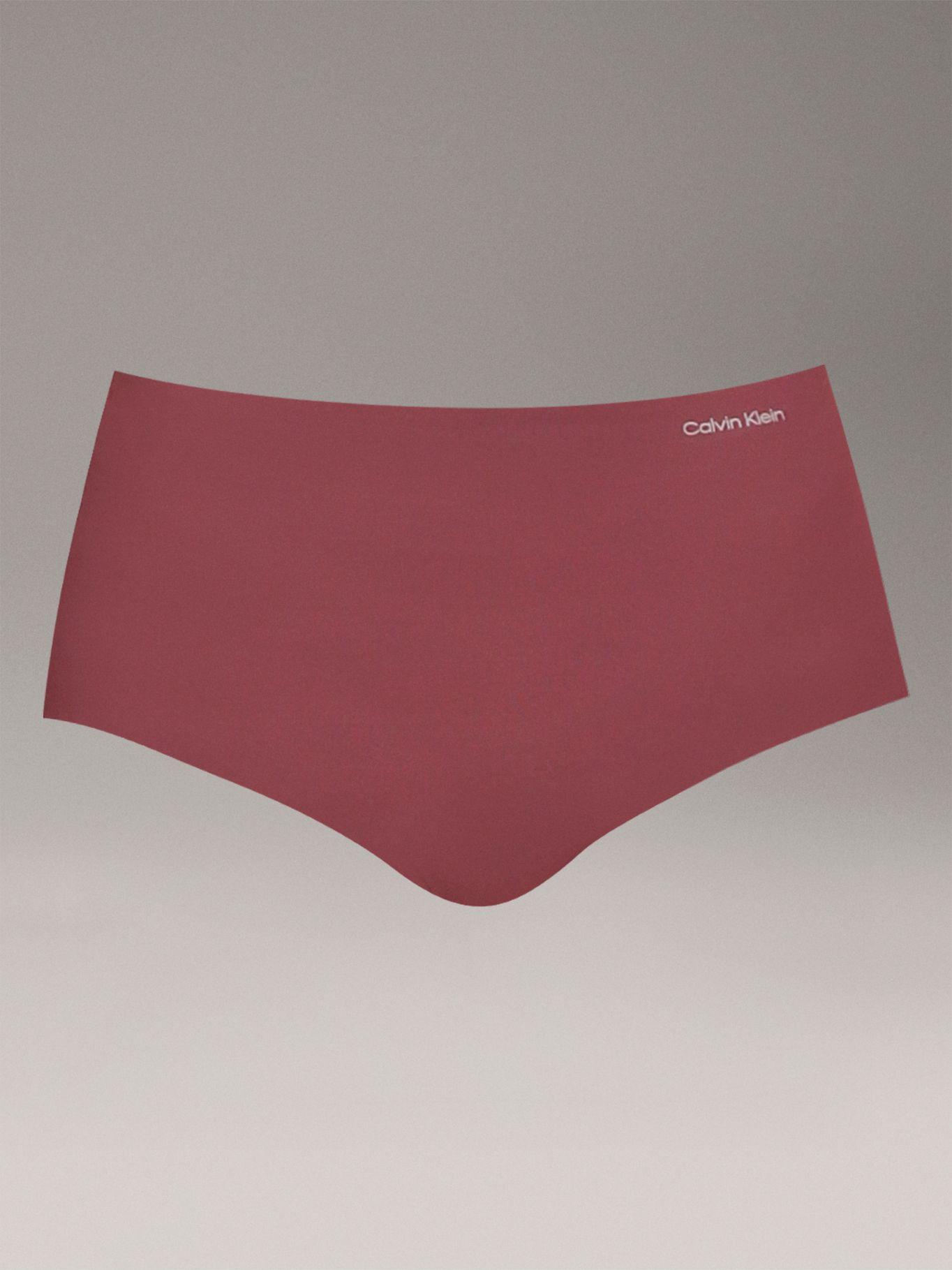 Calzón Hipster Alto Invisible Burdeo Calvin Klein-4