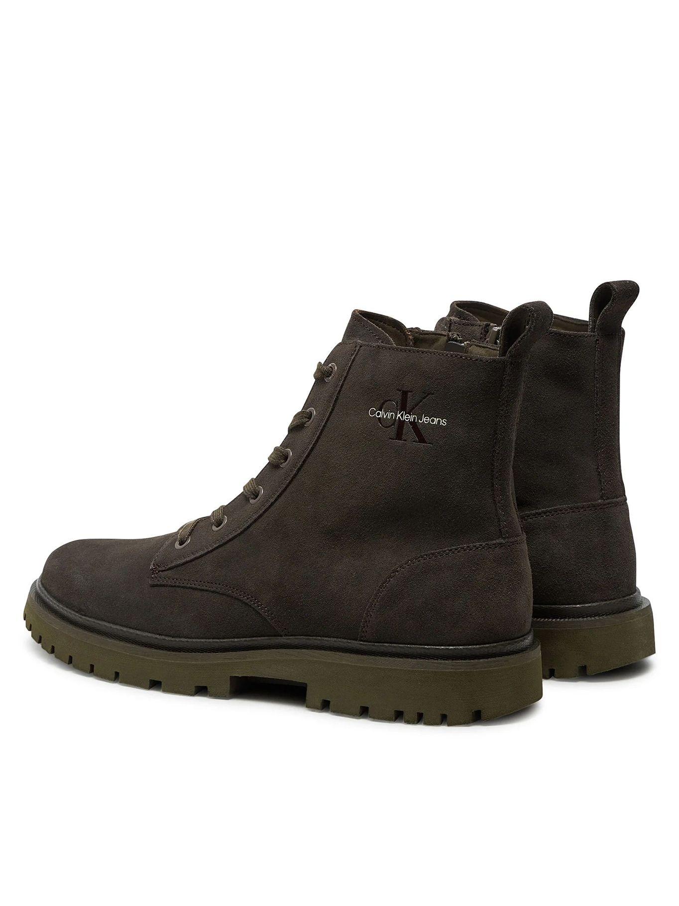 Botas Mid Laceup Iconic Café Calvin Klein-1