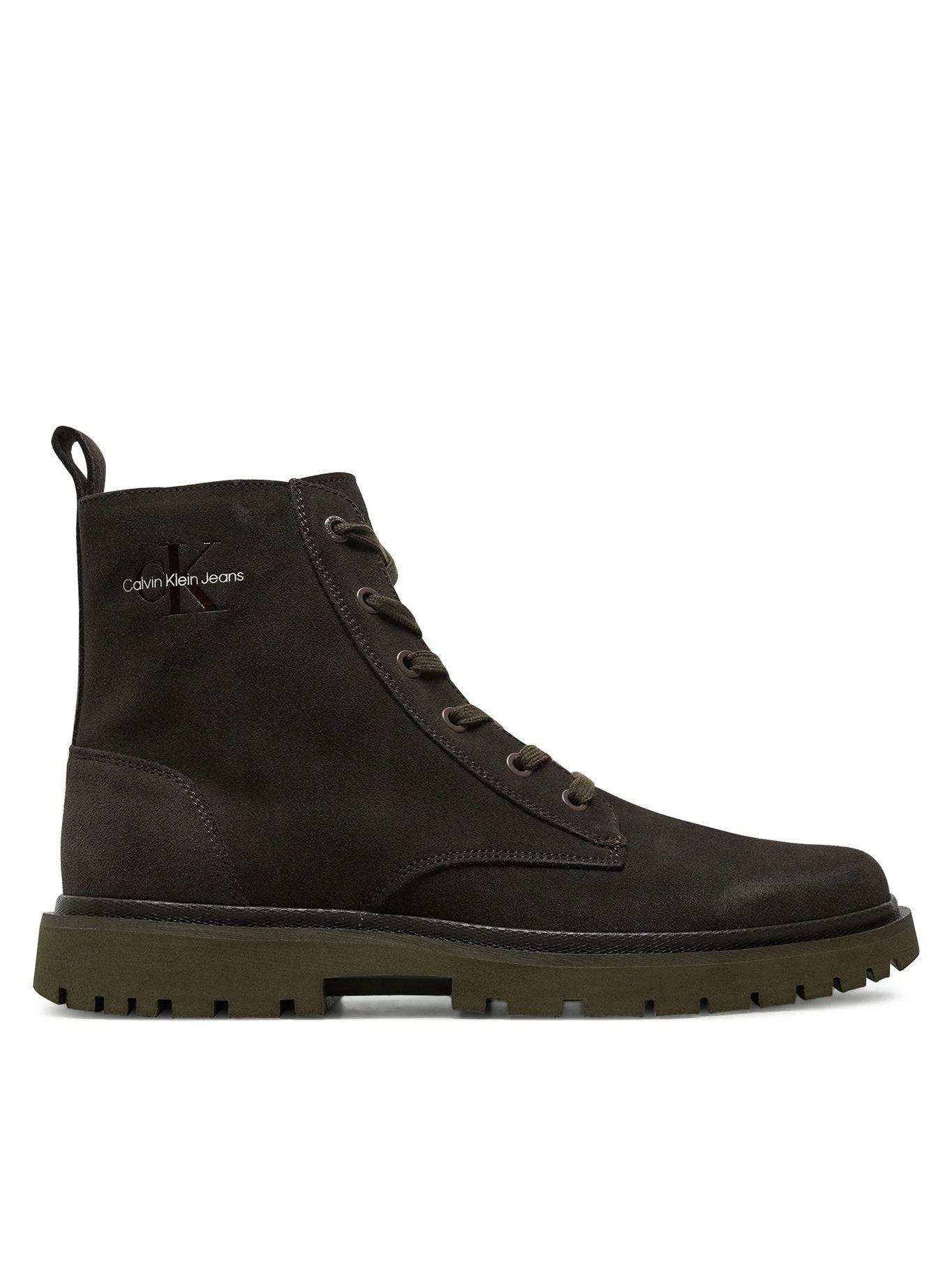 Botas Mid Laceup Iconic Café Calvin Klein-2