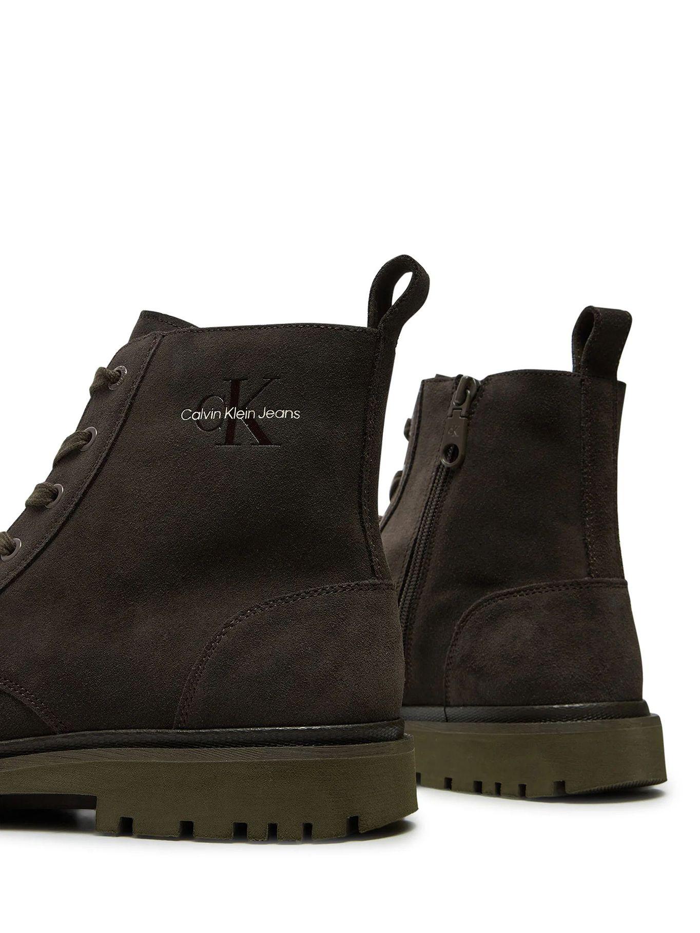 Botas Mid Laceup Iconic Café Calvin Klein-3
