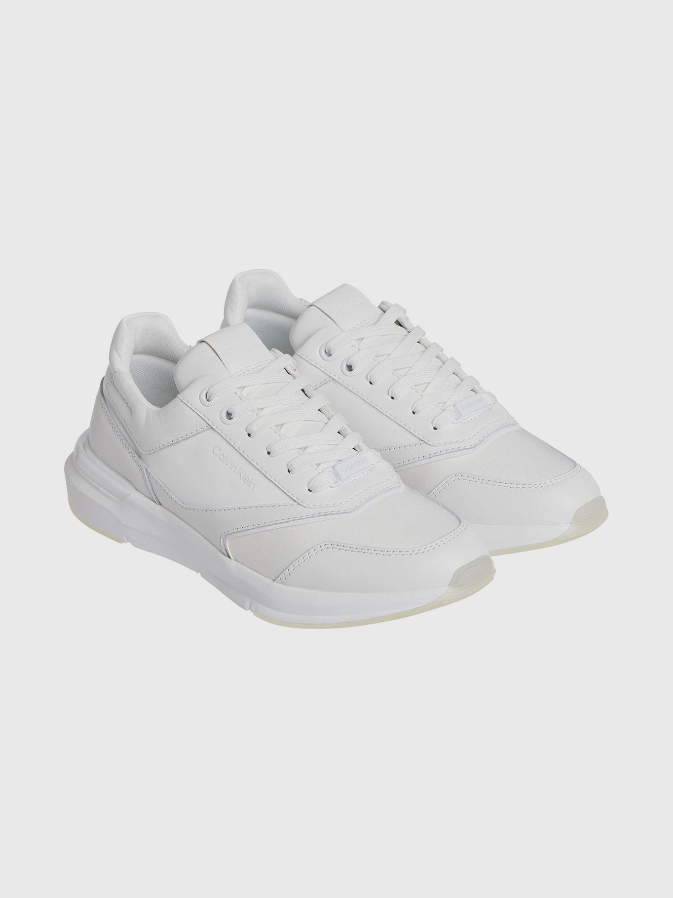 Zapatilla Cuero Runner Pearlized Blanco Calvin Klein-0
