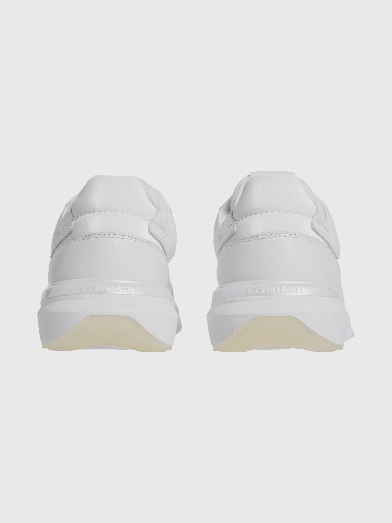 Zapatilla Cuero Runner Pearlized Blanco Calvin Klein-1