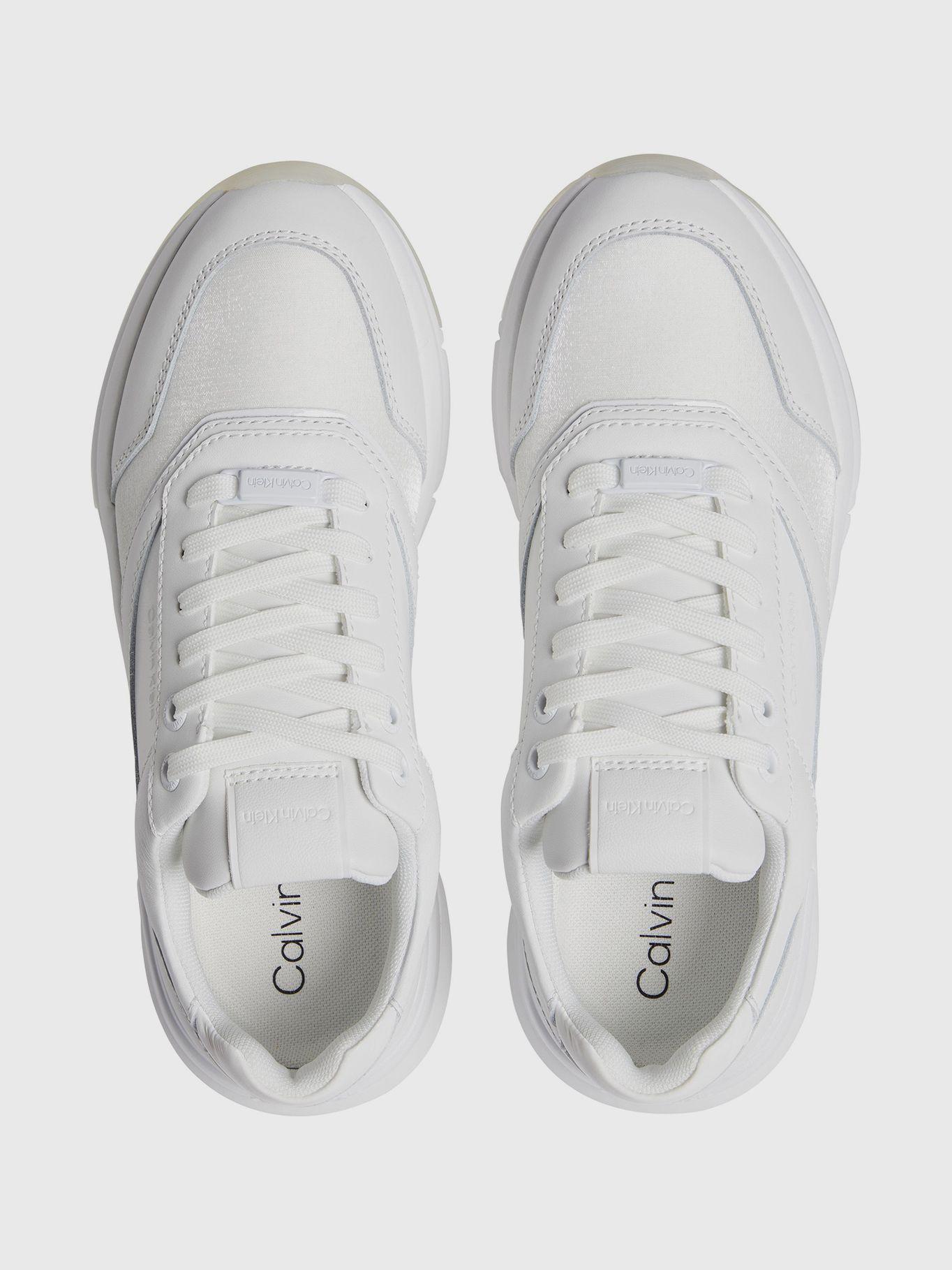 Zapatilla Cuero Runner Pearlized Blanco Calvin Klein-2