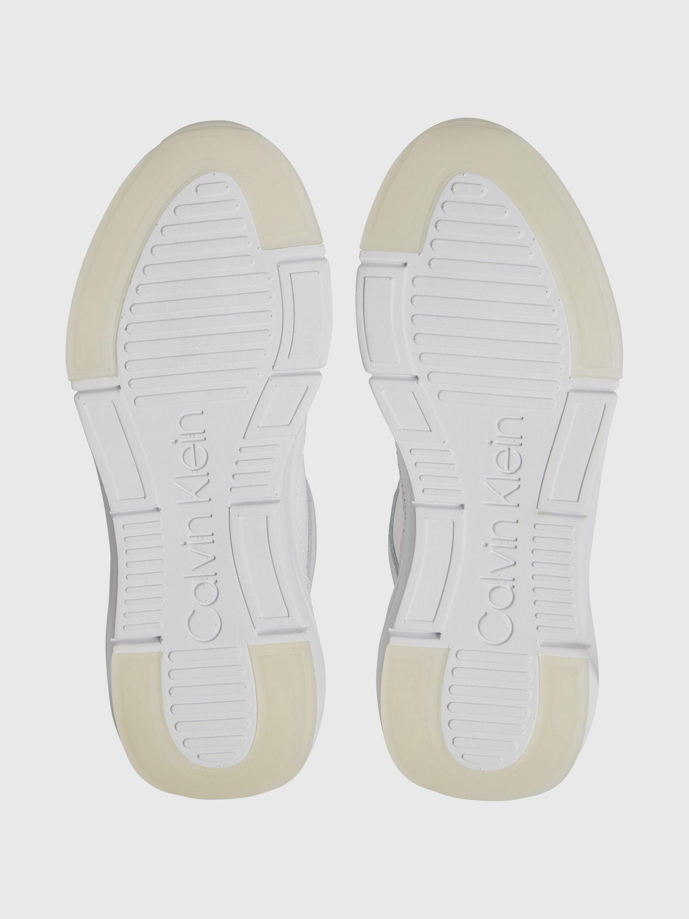 Zapatilla Cuero Runner Pearlized Blanco Calvin Klein-3