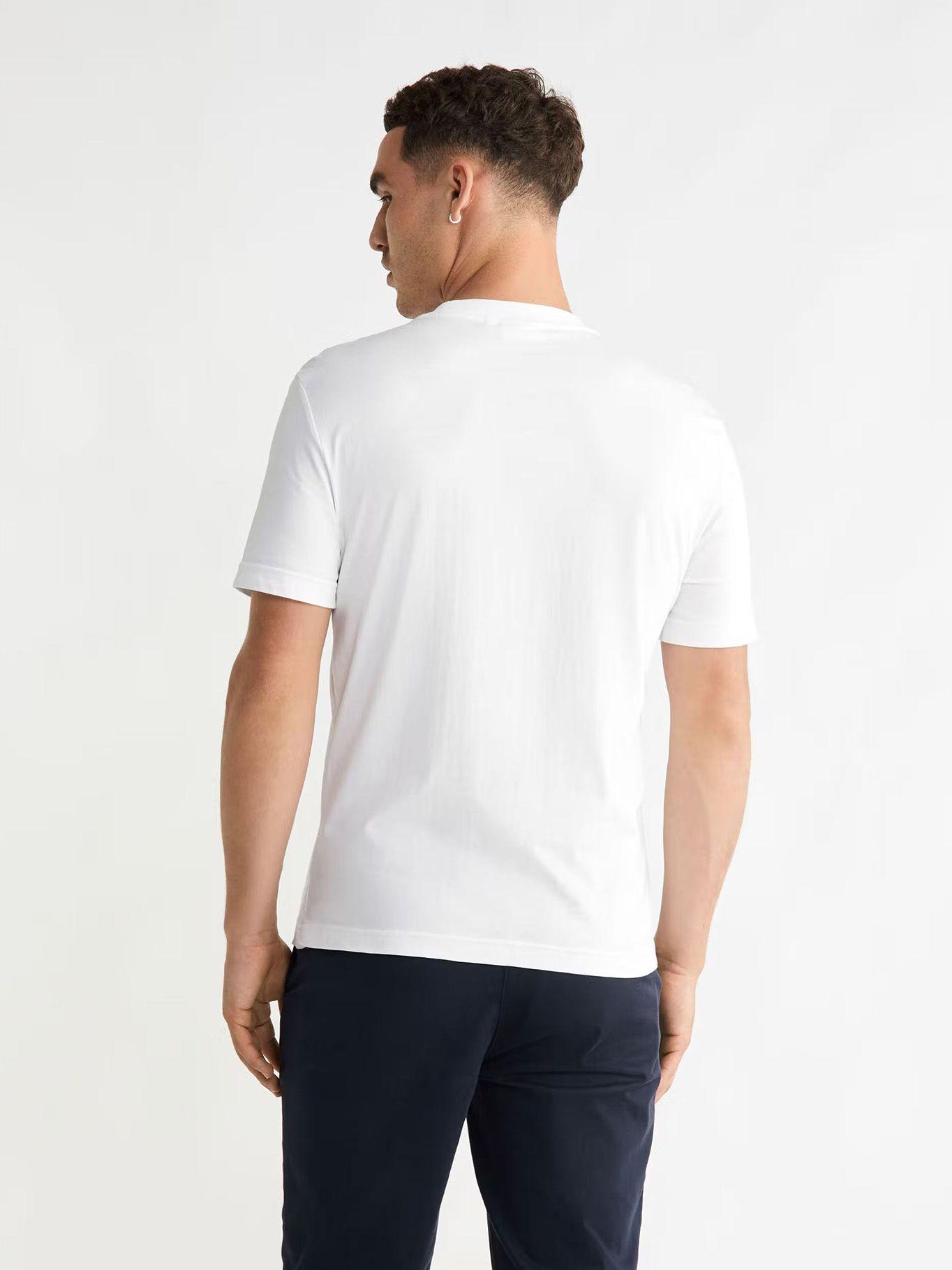 Polera Distorted Logo Blanco Calvin Klein-2