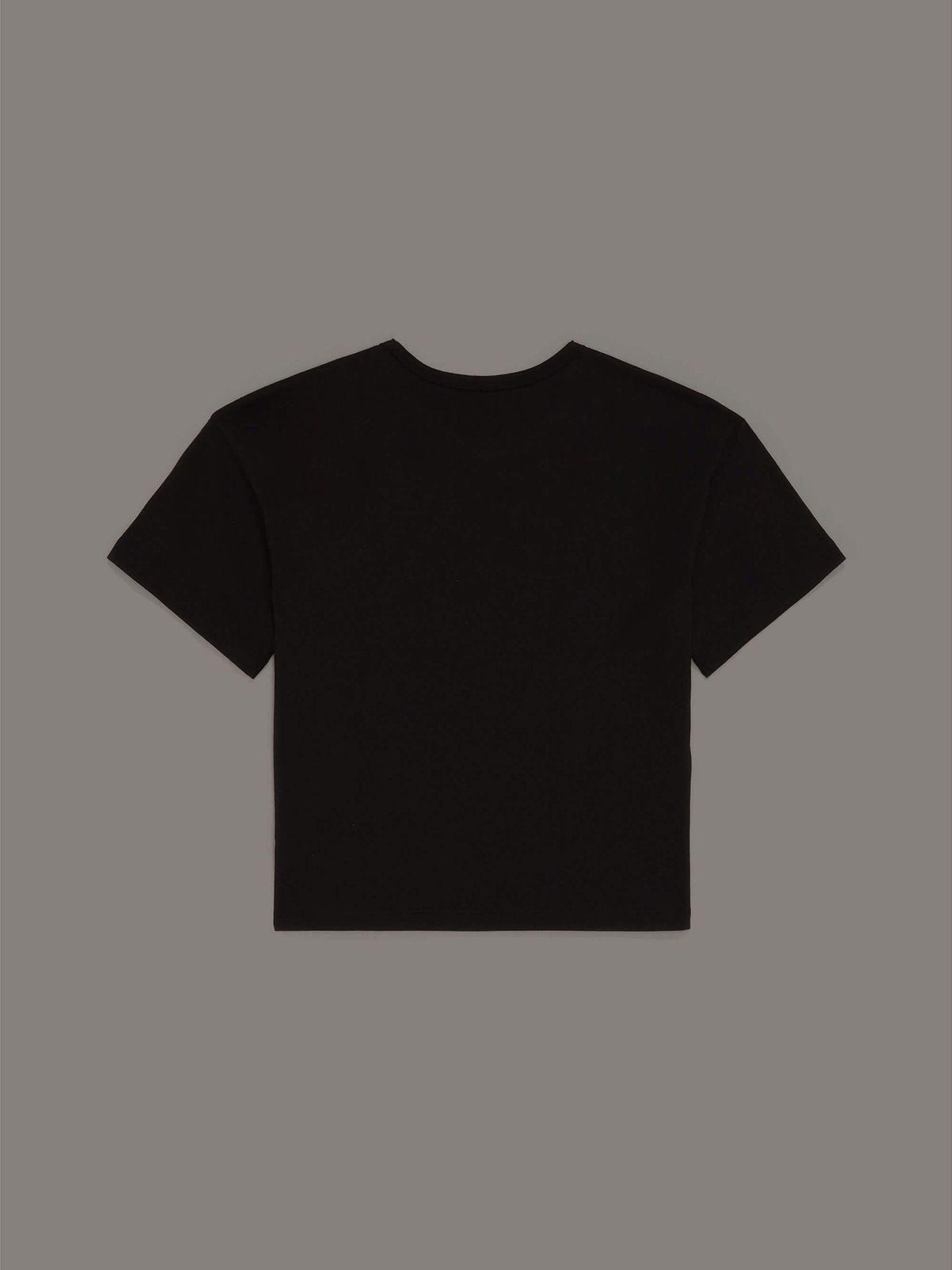 Polera holgada con logo Negro Calvin Klein-1