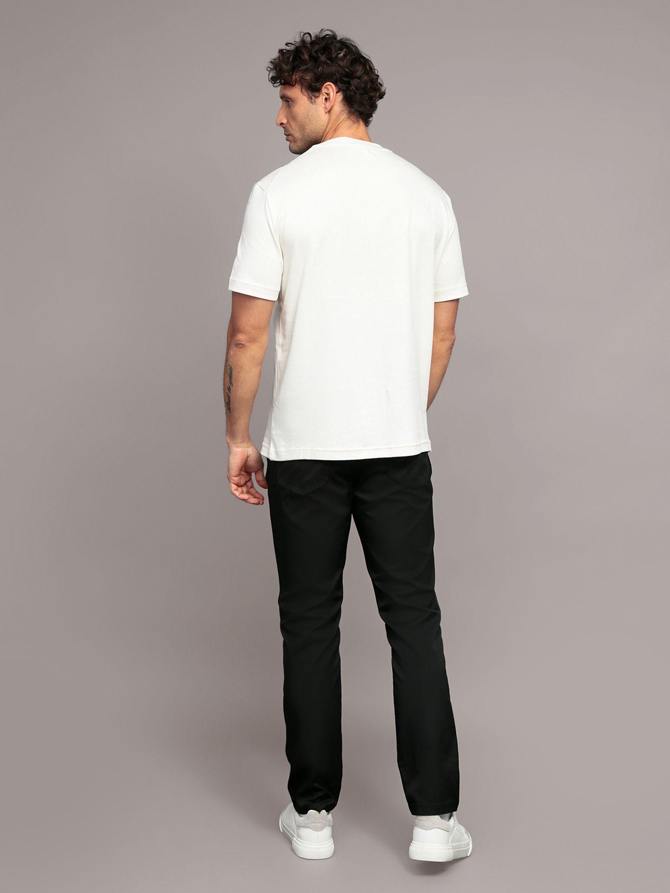 Polera con Bordado Texturizado Blanco Calvin Klein-2