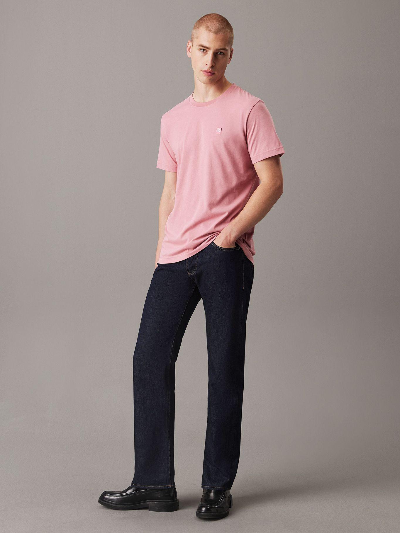 Polera Ck Embro Badge Rosado Calvin Klein-1